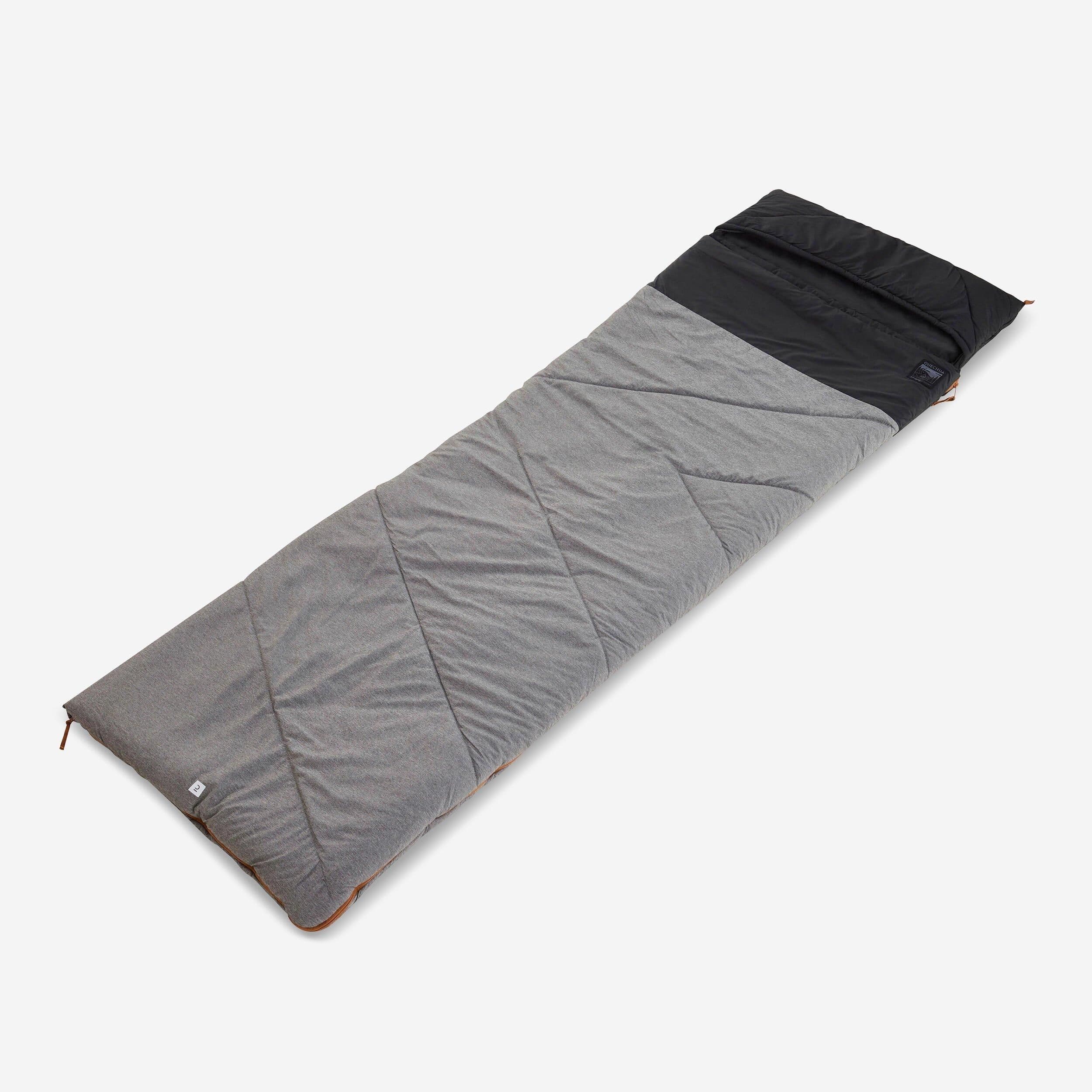 Cotton Sleeping Bag Camping Arpenaz 0 Degrees Cotton