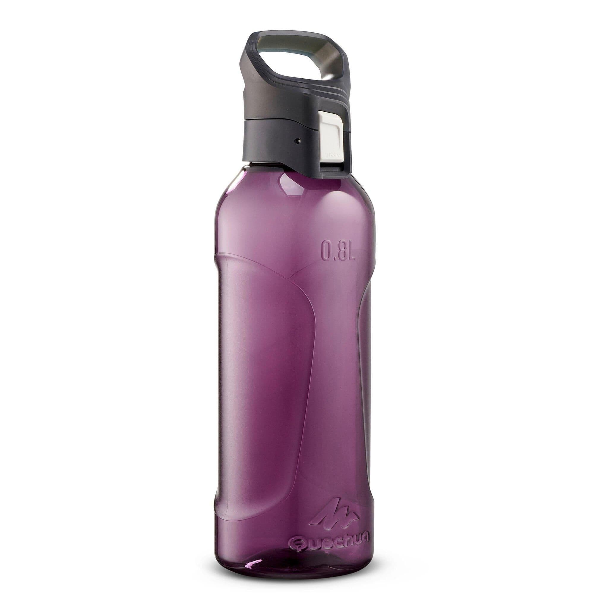 Plastic Hiking Flask Quick Opening Cap Mh500 0.8 Litre