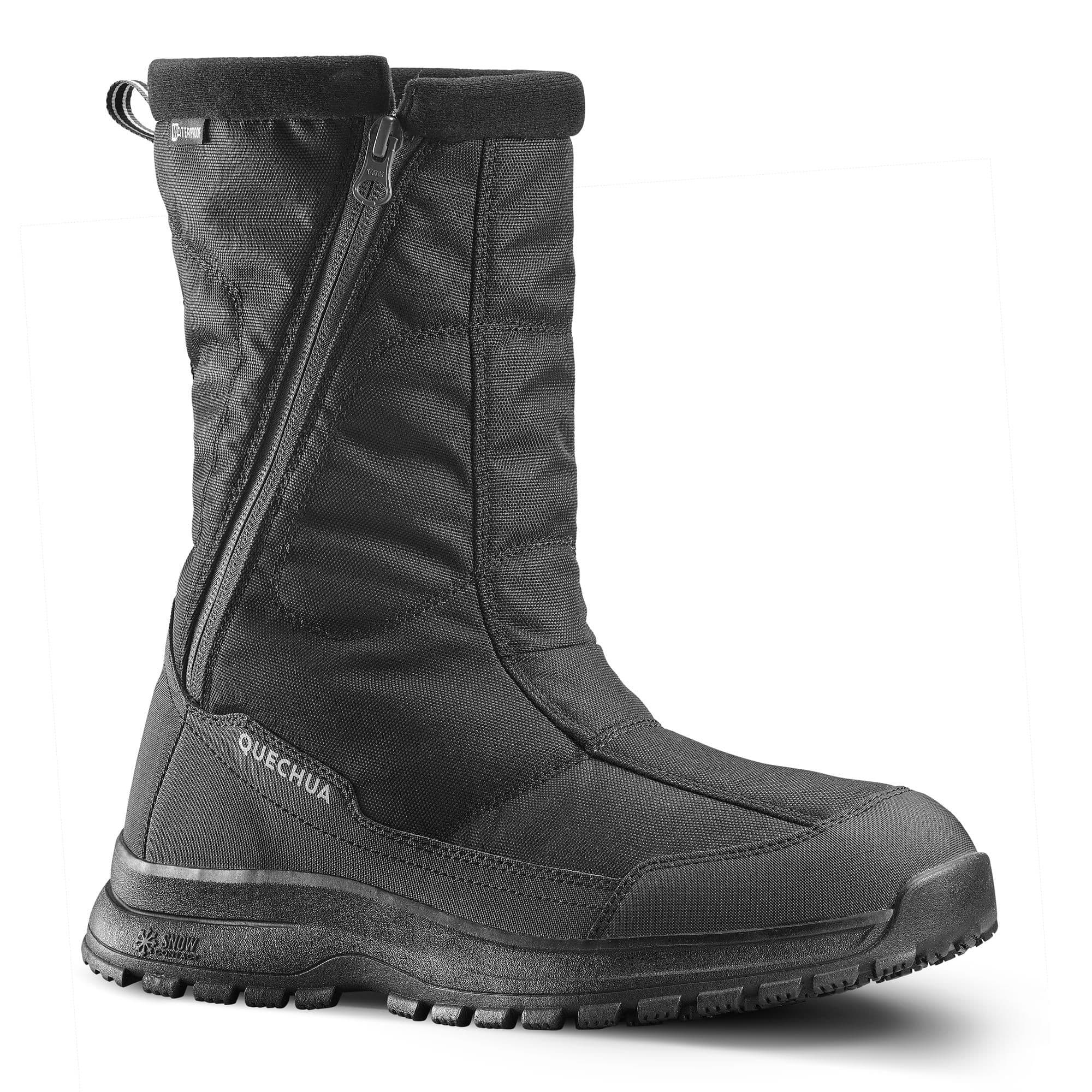 Warm Waterproofhiking Boots Sh100 Zip