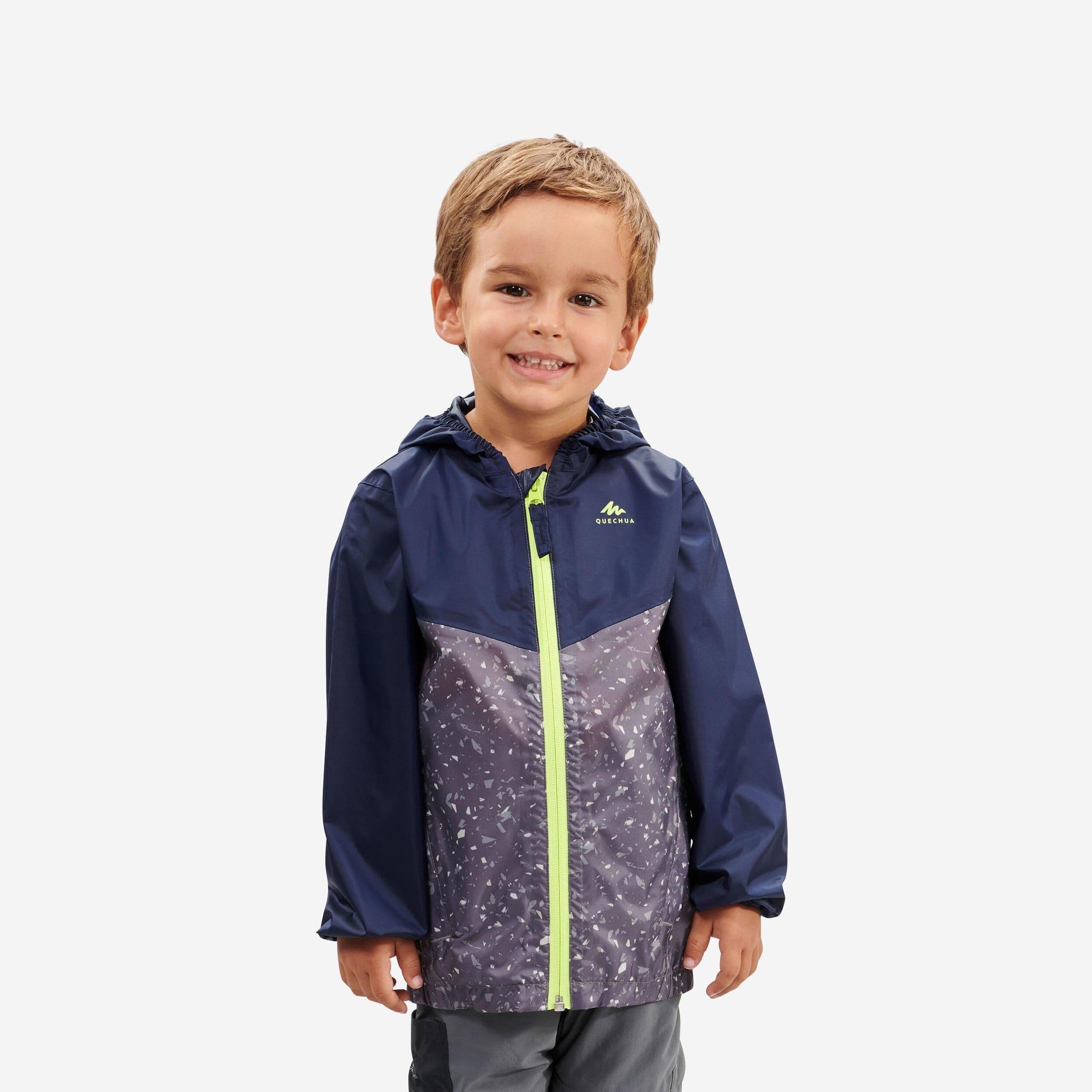 Waterproof Hiking Jacket Mh150 Aged 2 6