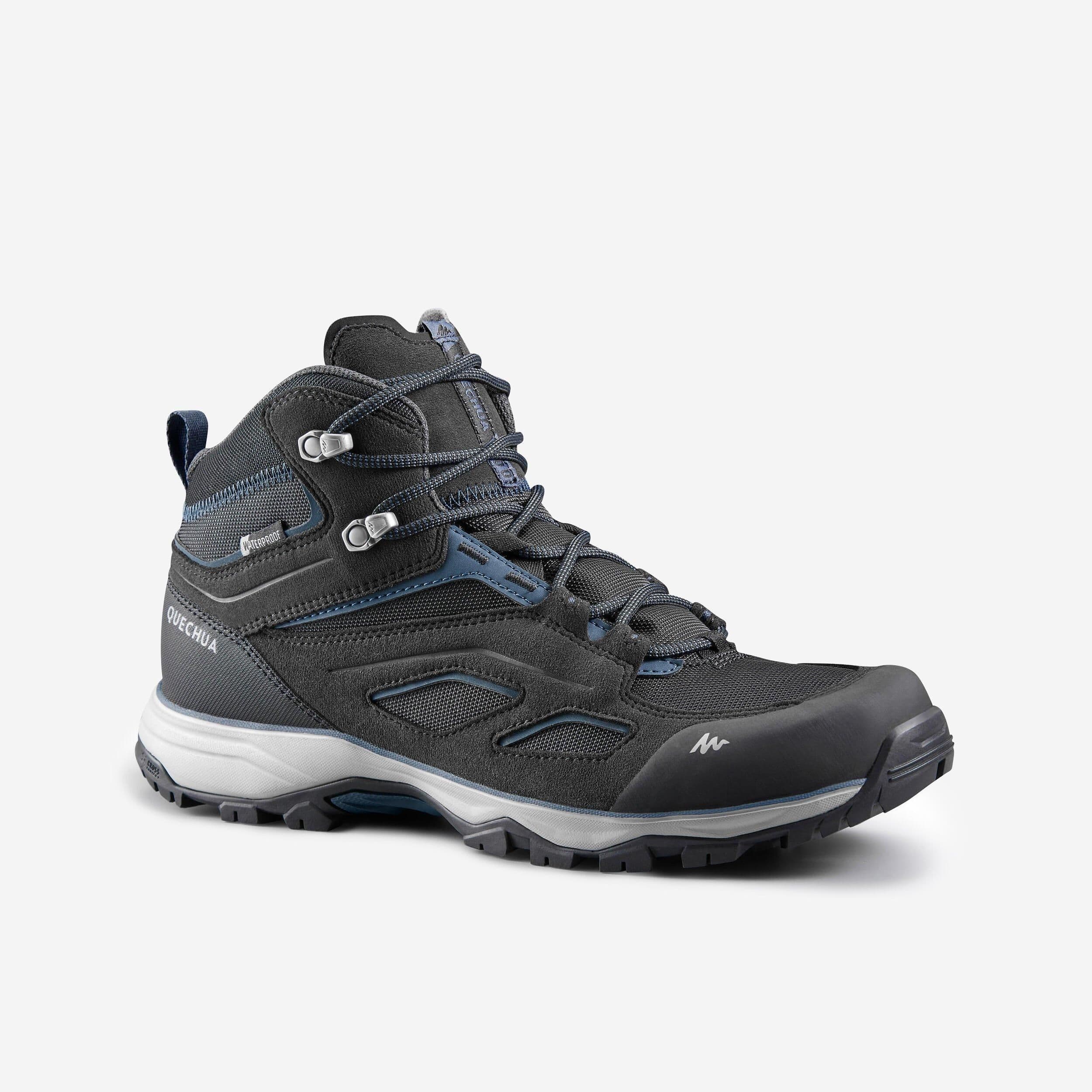 Waterproof Mountain Walking Shoes Mh100 Mid