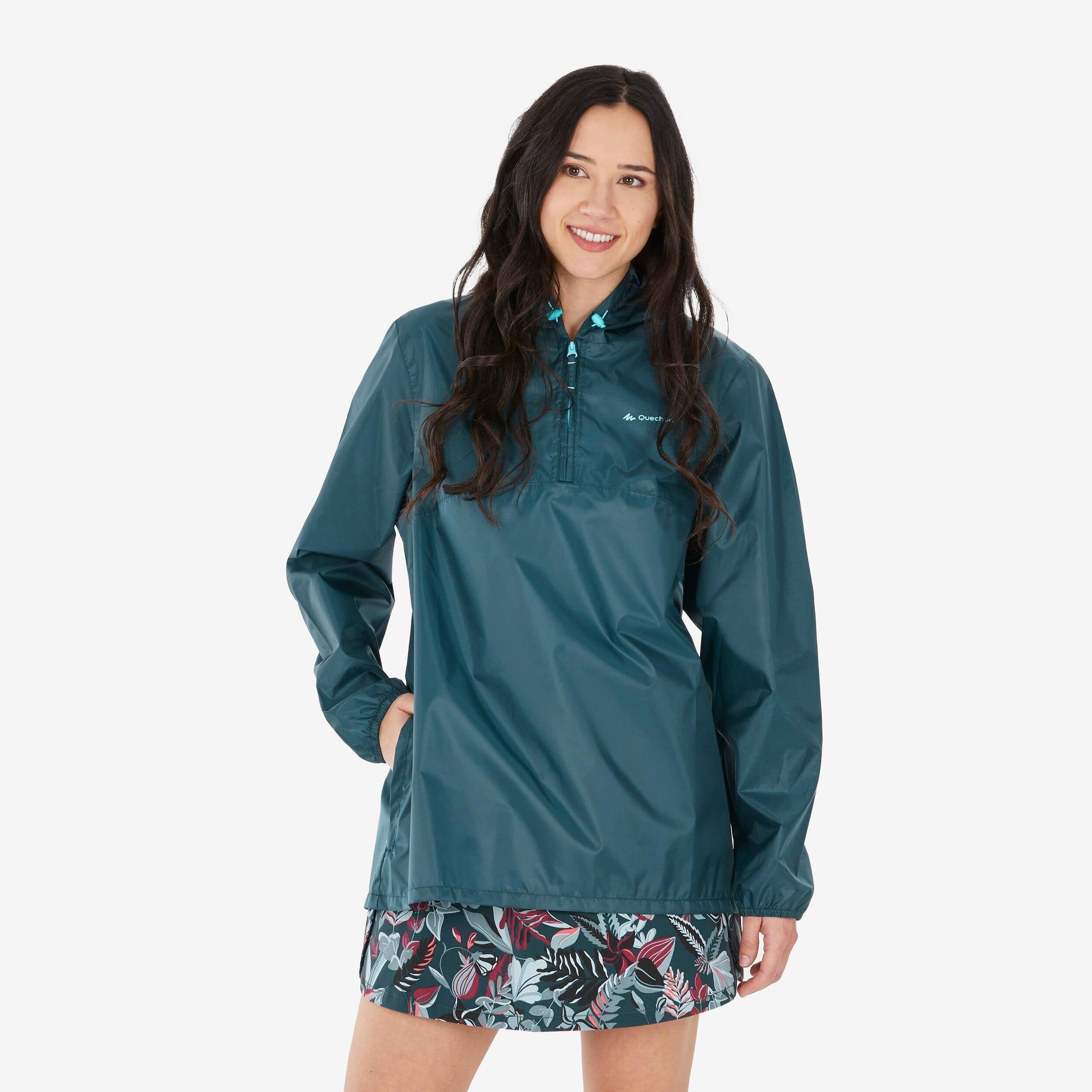 Windproof Water Repellent Hiking Jacket Raincut 1 2 Zip