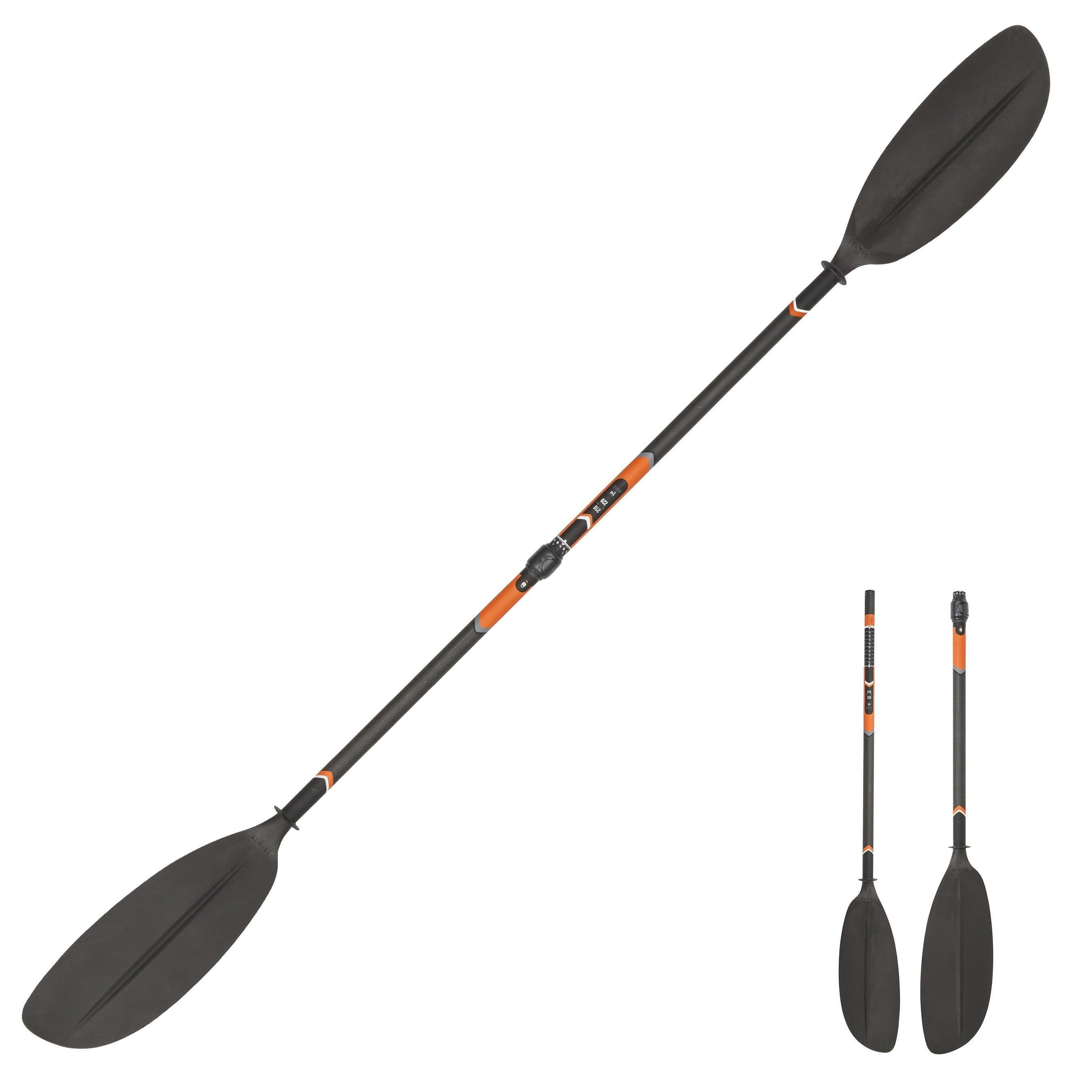 X500 2 Piece Adjustable Split Carbon Kayak Paddle 210 220 Cm
