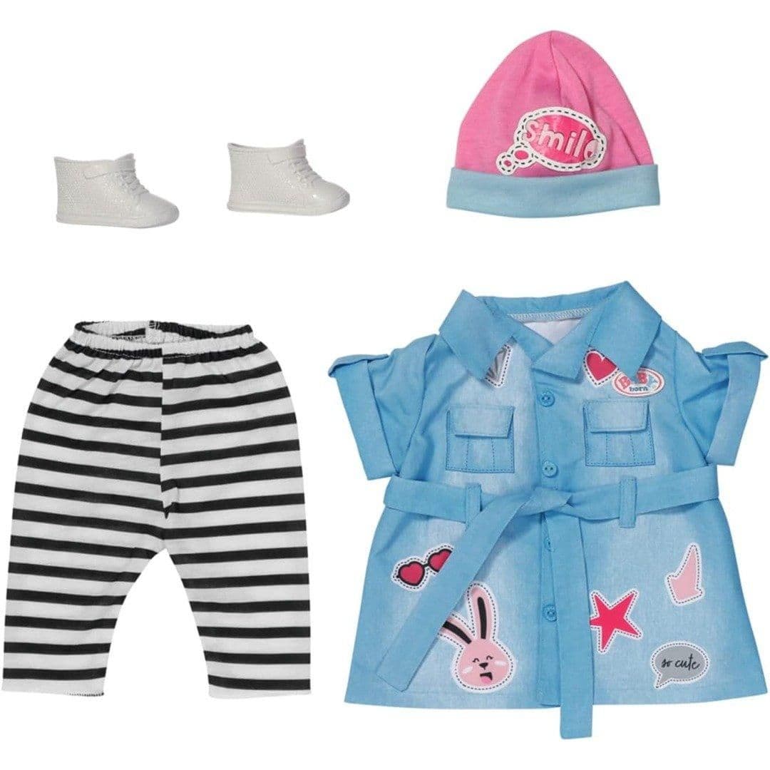 Deluxe Jeans Dress Set 43cm Dolls