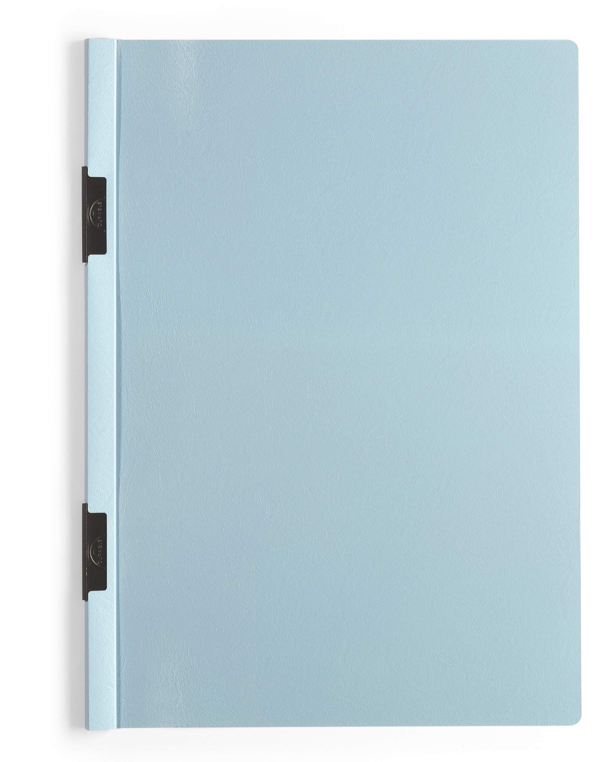 DURACLIP 60 Sheet Document Metal Clip File Folder - 10 Pack - A3 Blue