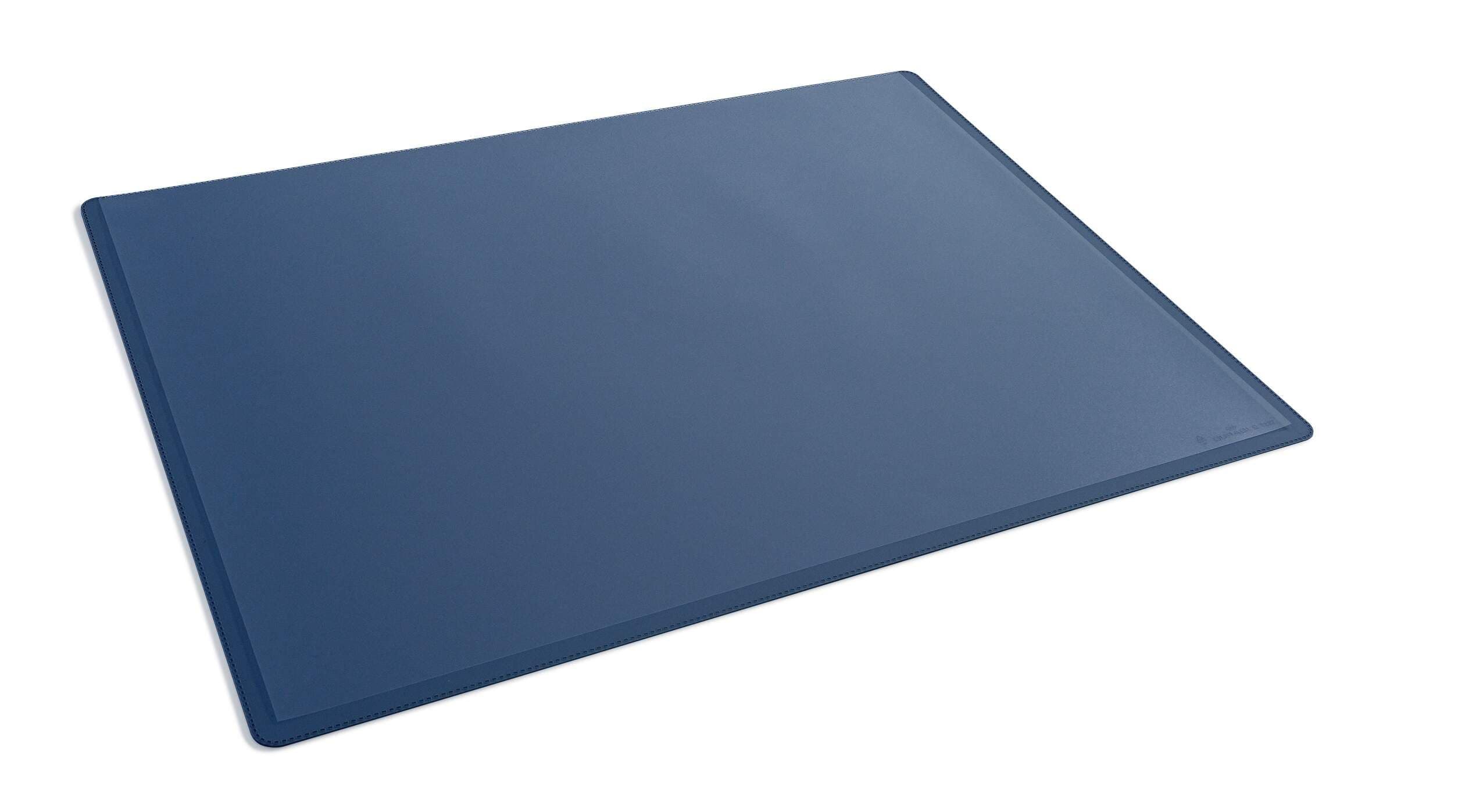 Clear Overlay Non-Slip Desk Mat Notes Protector Pad - 53x40 cm - Blue