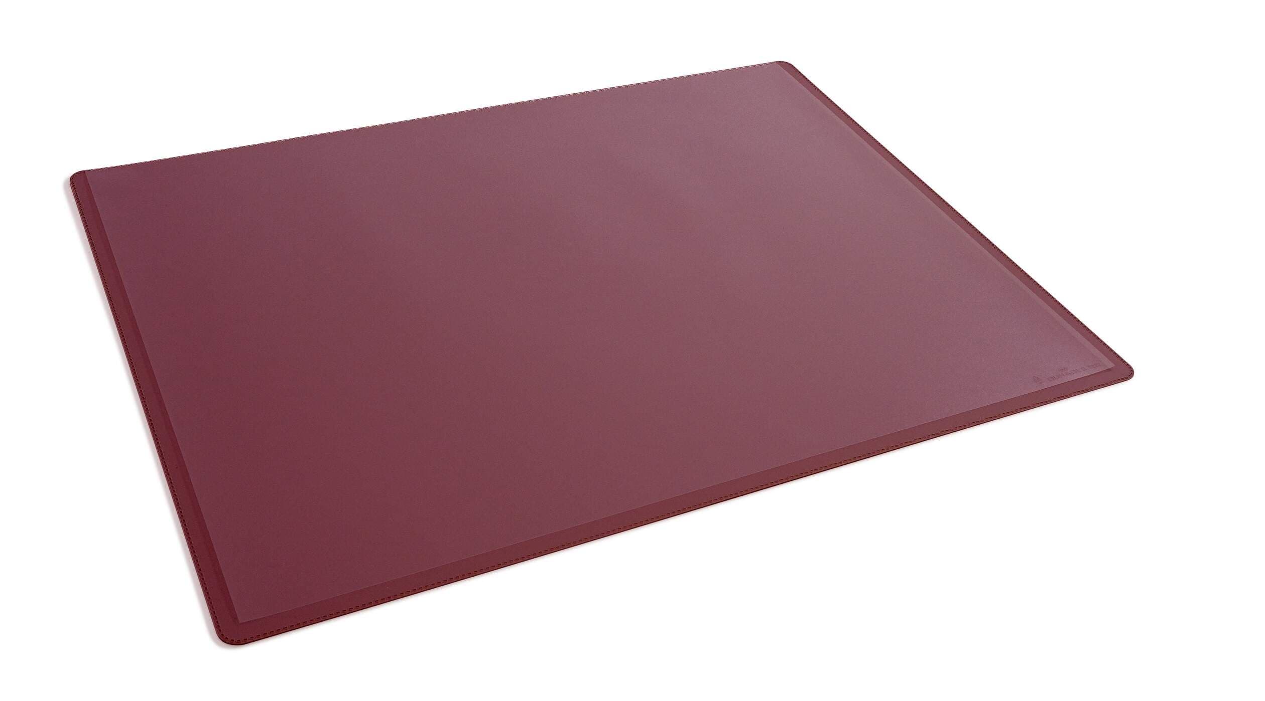Clear Overlay Non-Slip Desk Mat Notes Protector Pad - 53x40 cm - Red