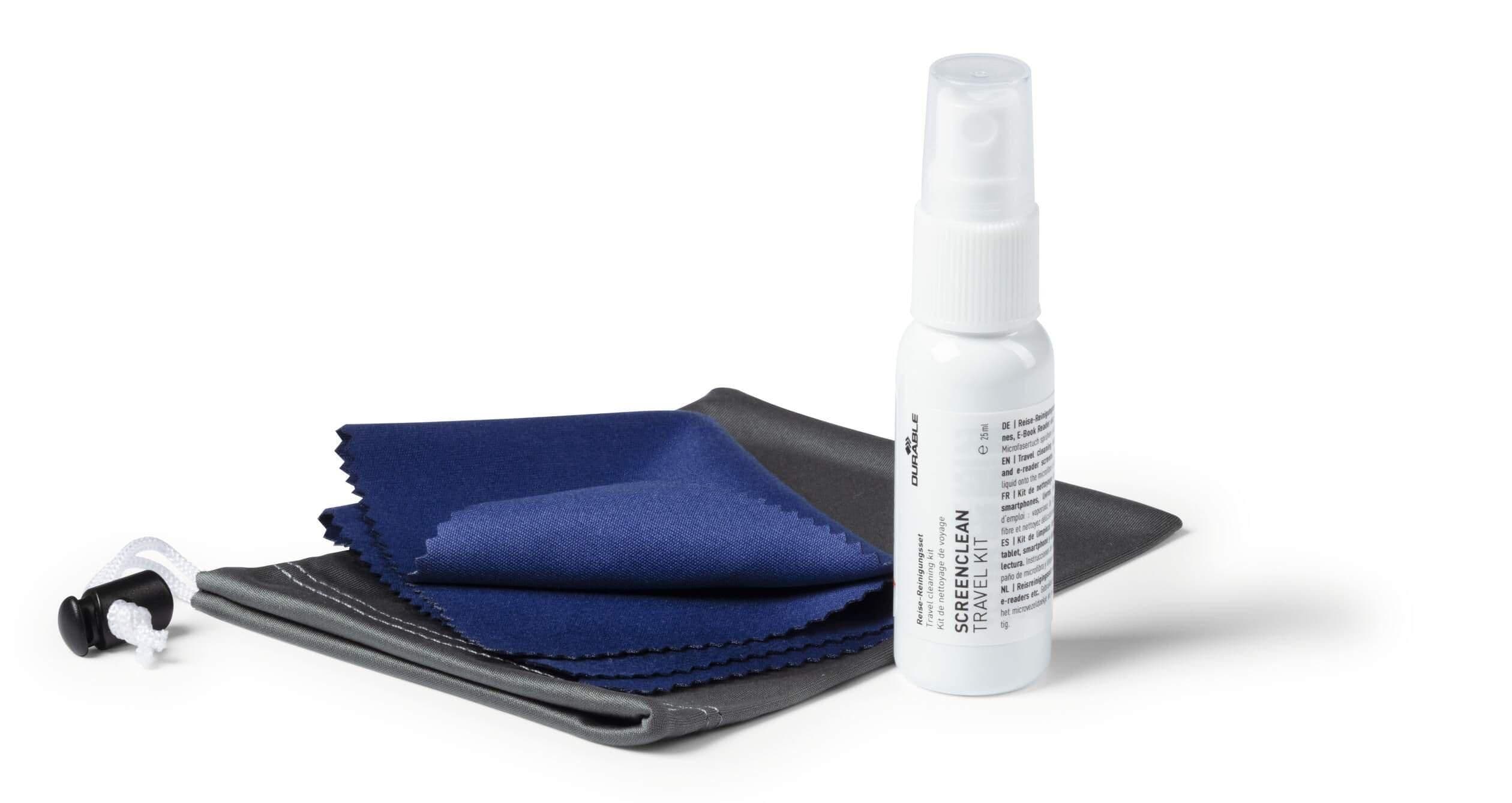 SCREENCLEAN Streak-Free Spray and Microfiber Cloth Travel Kit - 25ml