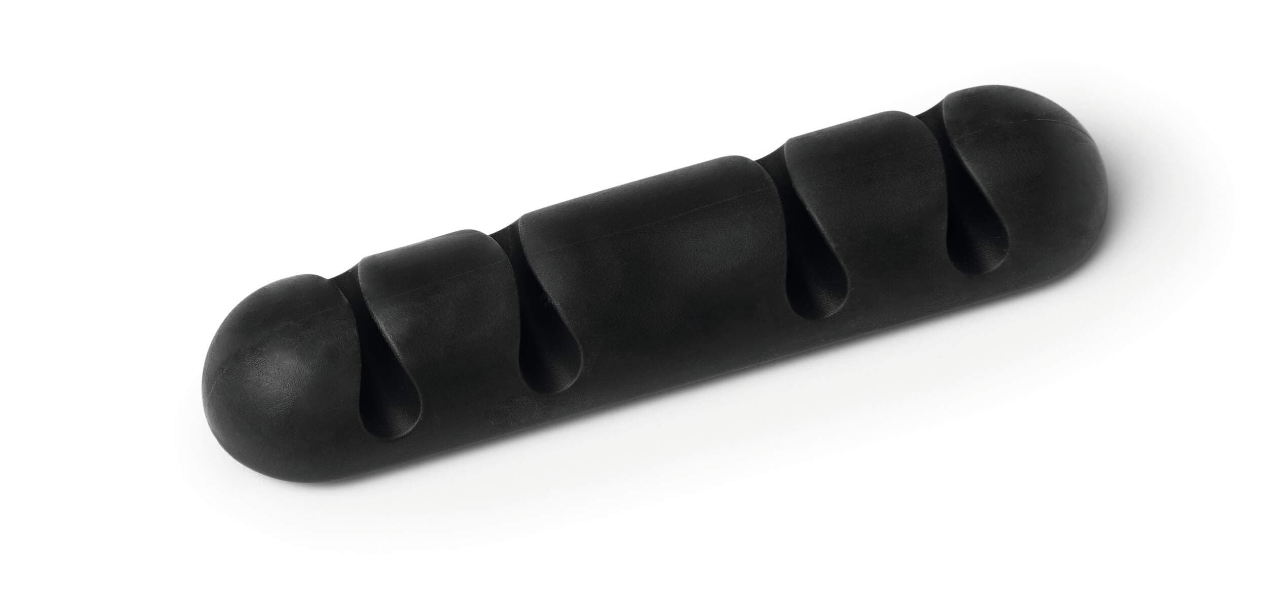 CAVOLINE Cable Management 4 Desk Tidy Clips - 2 Pack - Graphite