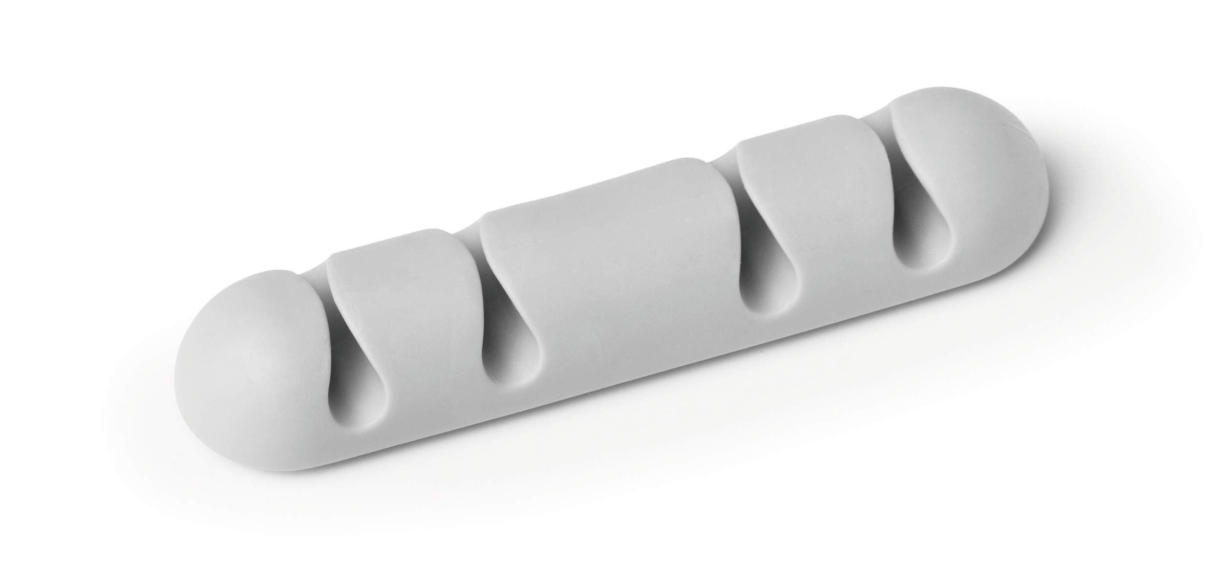 CAVOLINE Cable Management 4 Desk Tidy Clips - 2 Pack - Grey