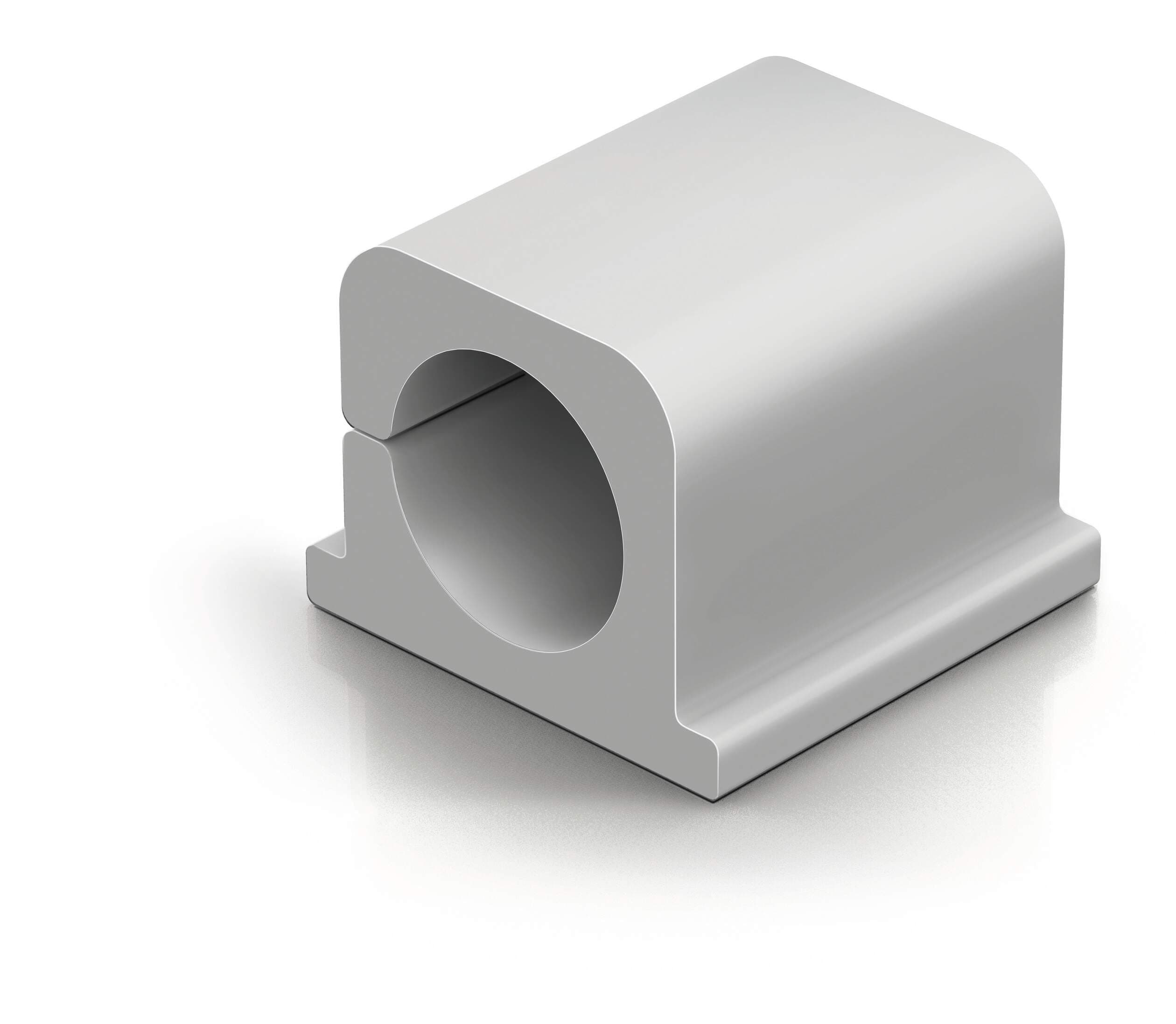 CAVOLINE PRO Cable Management Tidy Clips - 4 Pack - Large Grey