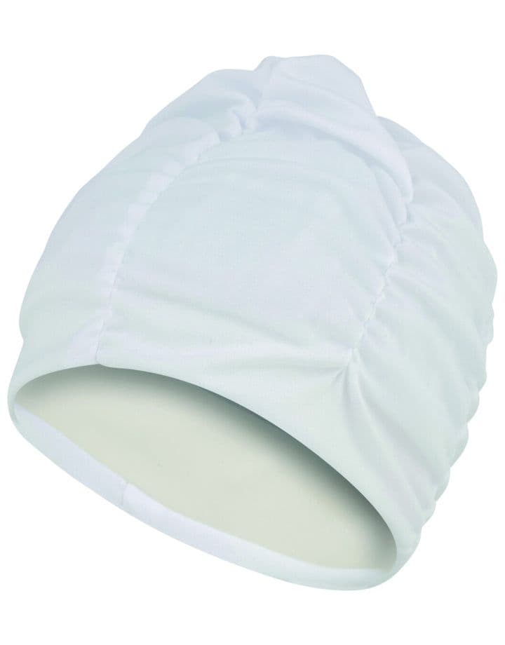 Ruched Fabric Swim Cap
