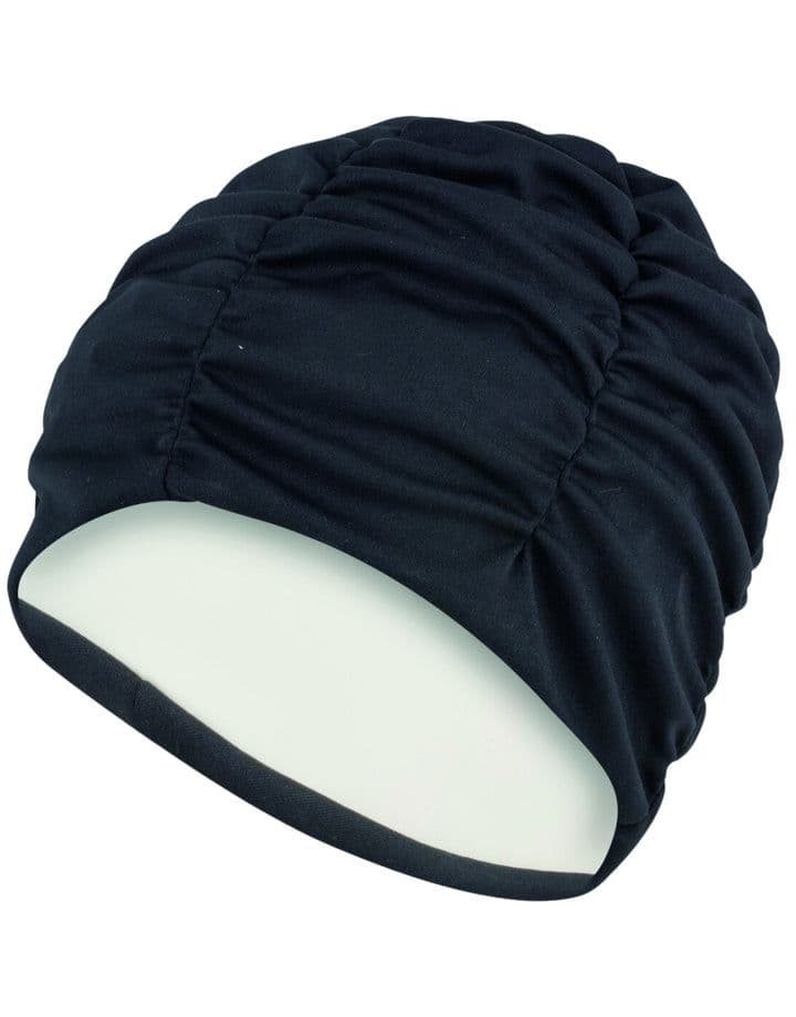 Ruched Fabric Swim Cap
