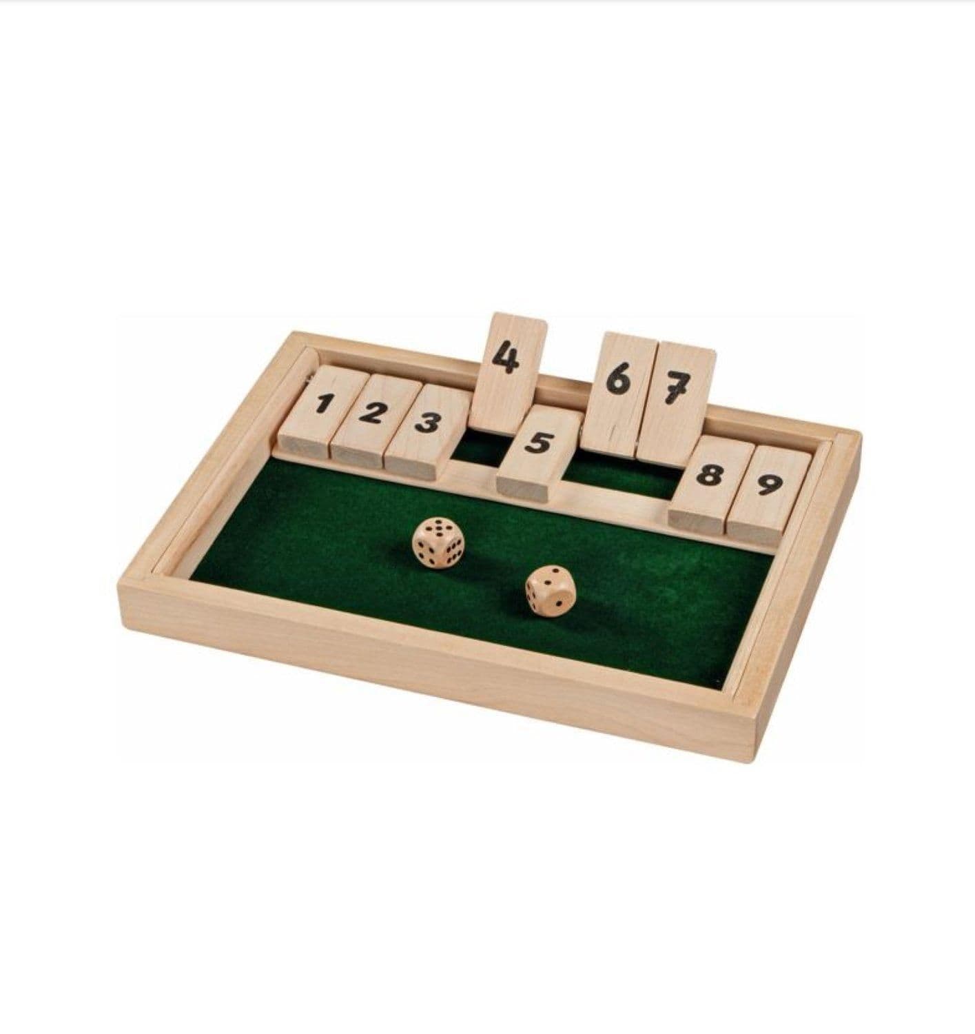 Shut box game