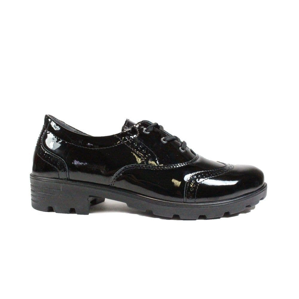 Lace Up Brogue School Shoes