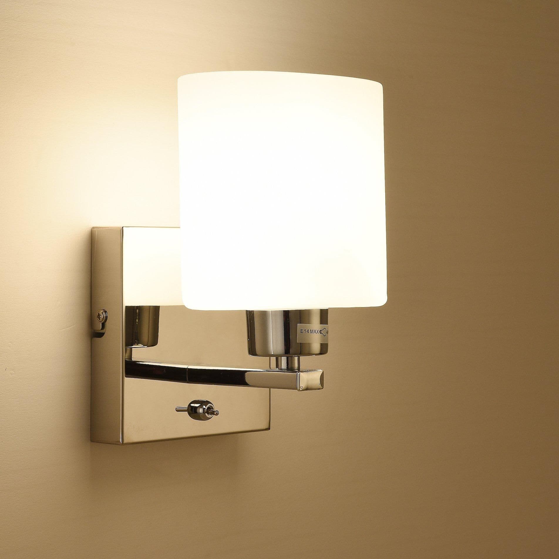 BIANCO 1xE14 Wall Light Polished Chrome