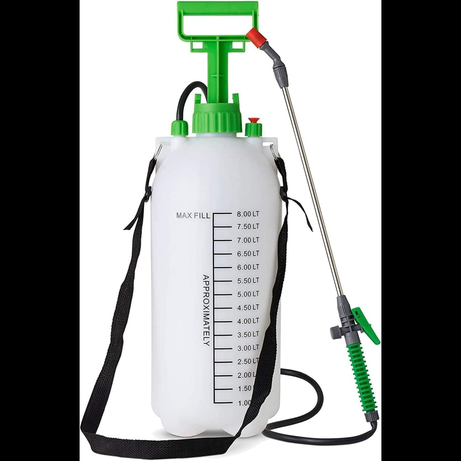 Knapsack Pressure Sprayer Pump Manual Garden Outdoor Weed Pest Killer Water Spray Bottle
