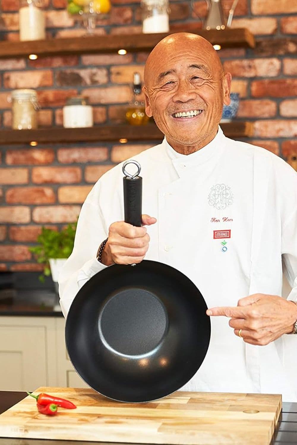 Excellence Induction Hobs Suitable Carbon Steel Wok 35cm