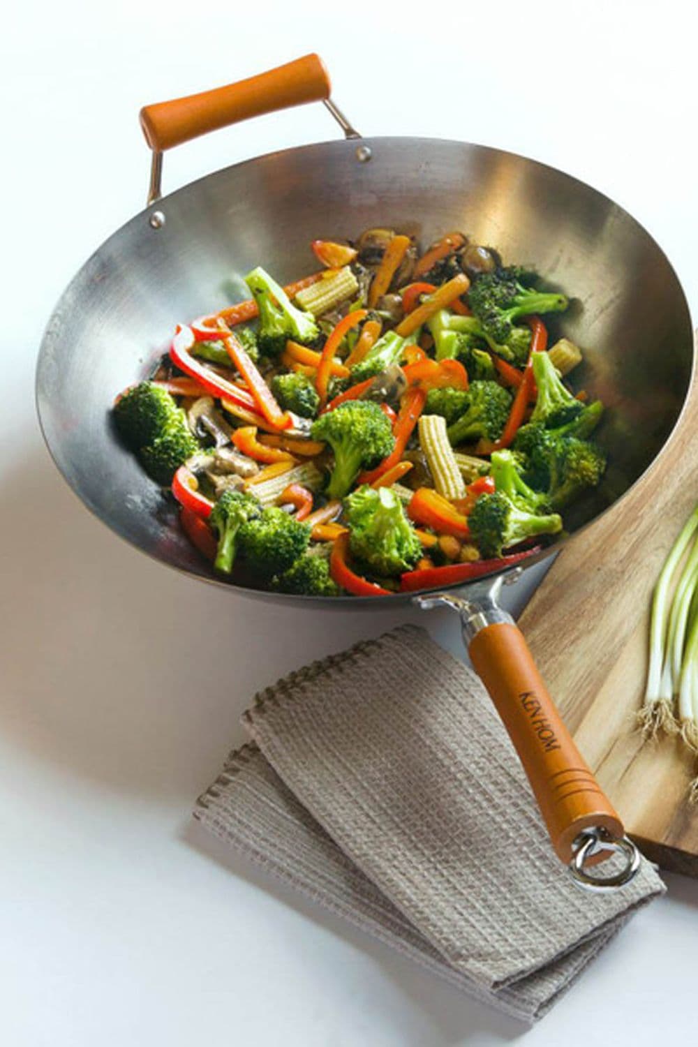 Excellence Carbon Steel Seasoning Wok 32cm