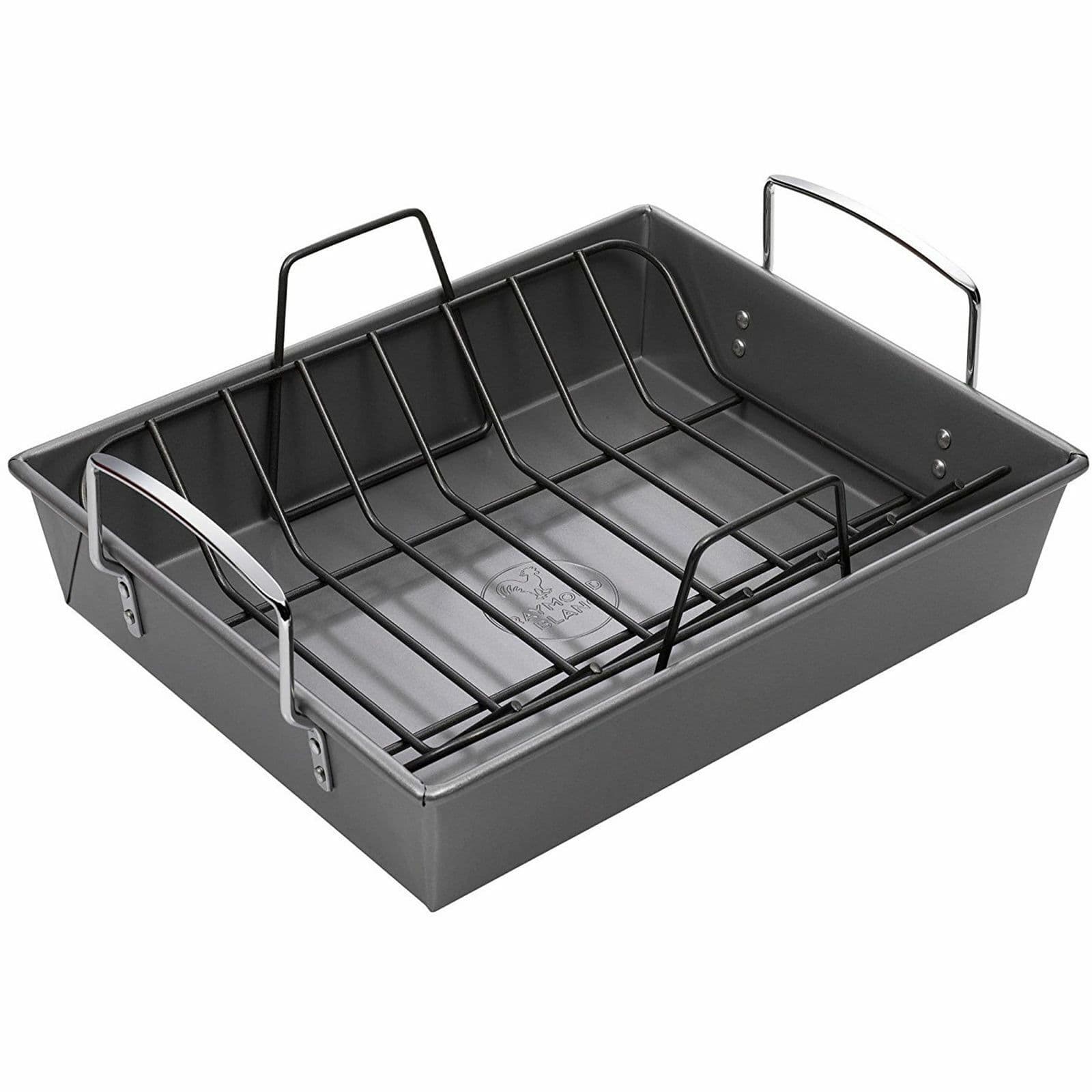 Non Stick Oven Roaster Baking Tray Cooking Grill Rack