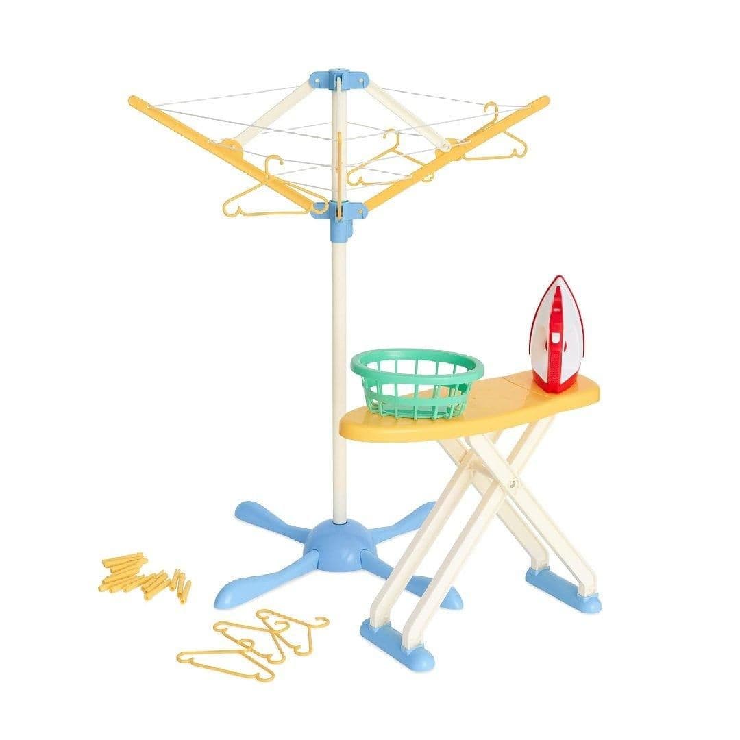 Wash Day Pretend Steam Iron Laundry Basket Accessories