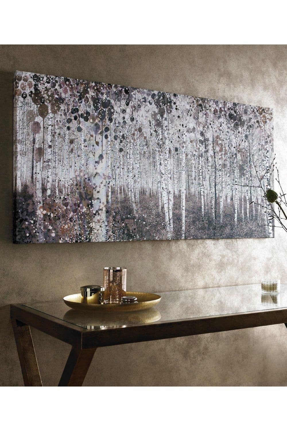 Watercolour Woods Printed Canvas Wall