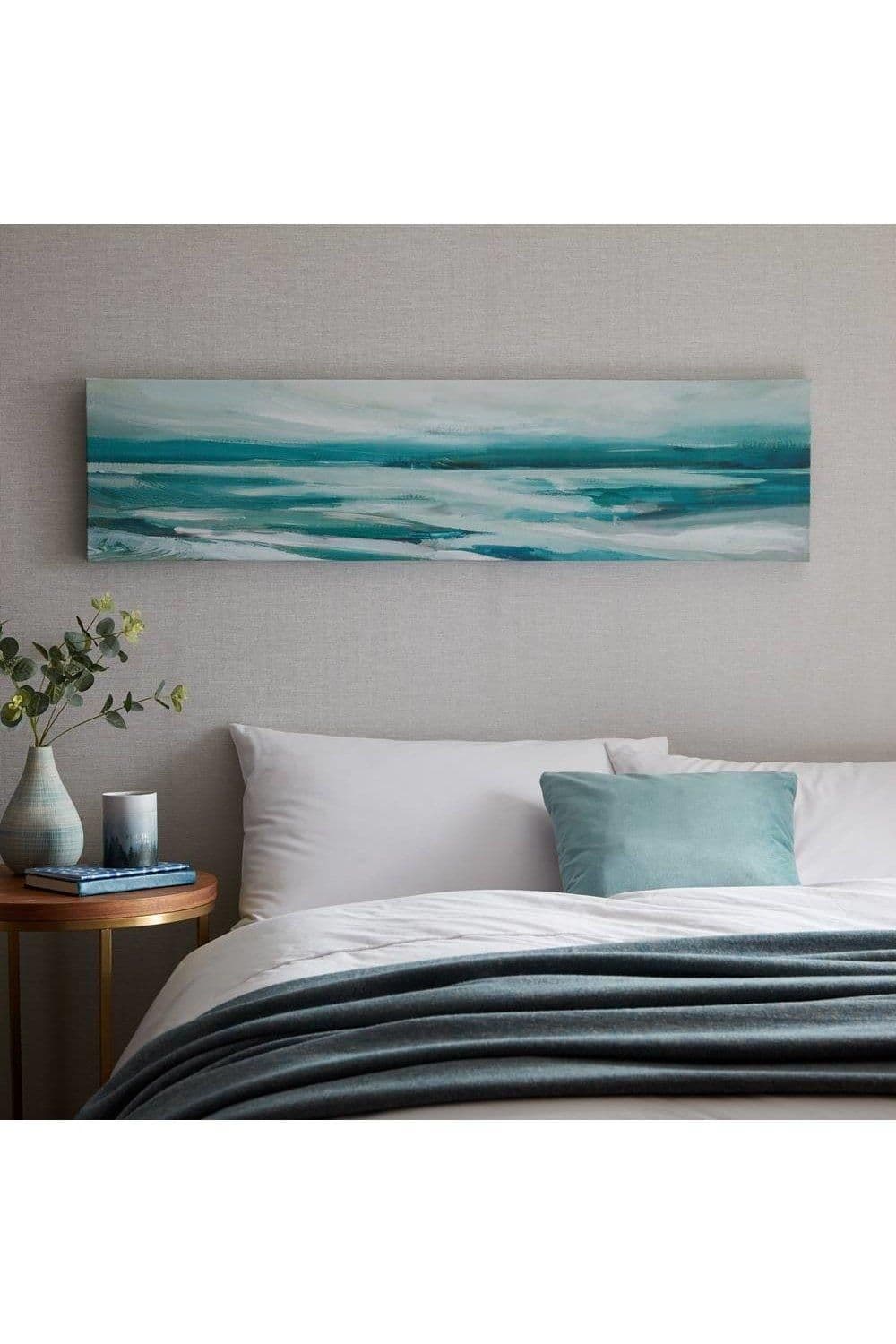 Abstract Shores Printed Canvas