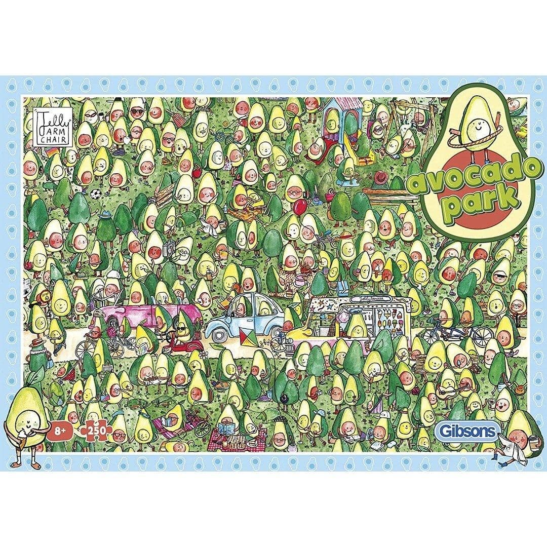 250XL Piece Avocado Park Jigsaw Puzzle