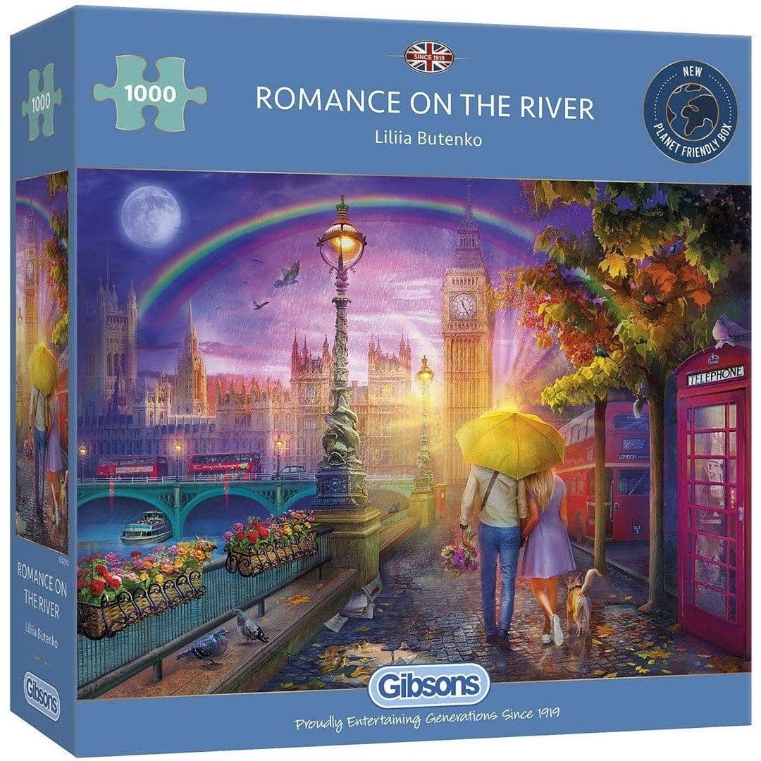 1000 Piece Romance On The River  Jigsaw Puzzle