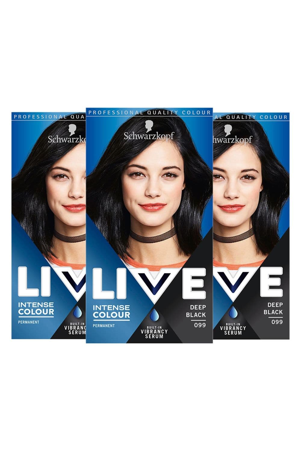 LIVE Deep Hair Dye Intense 099 3x