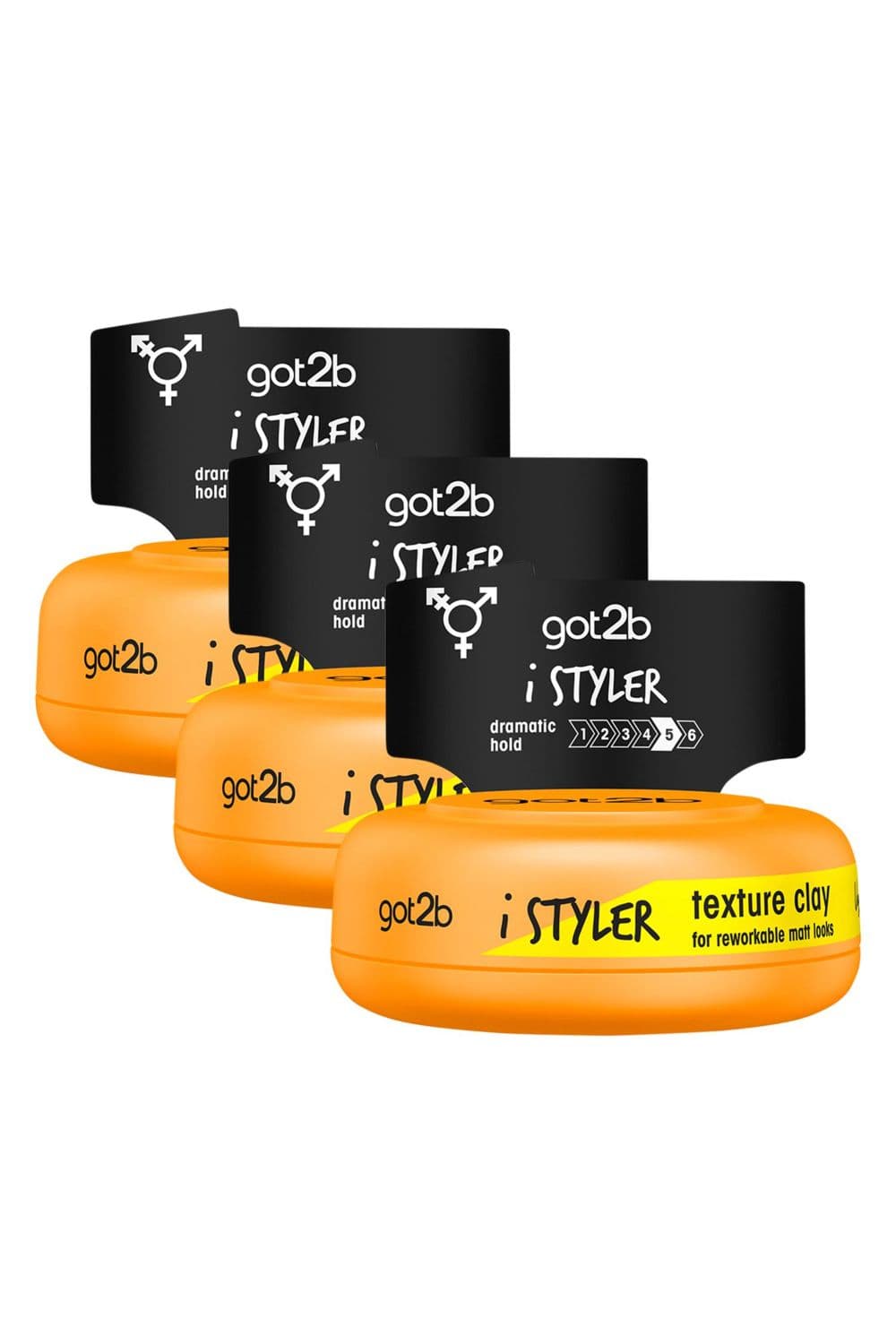 iStylers Texture Clay 3x75ml