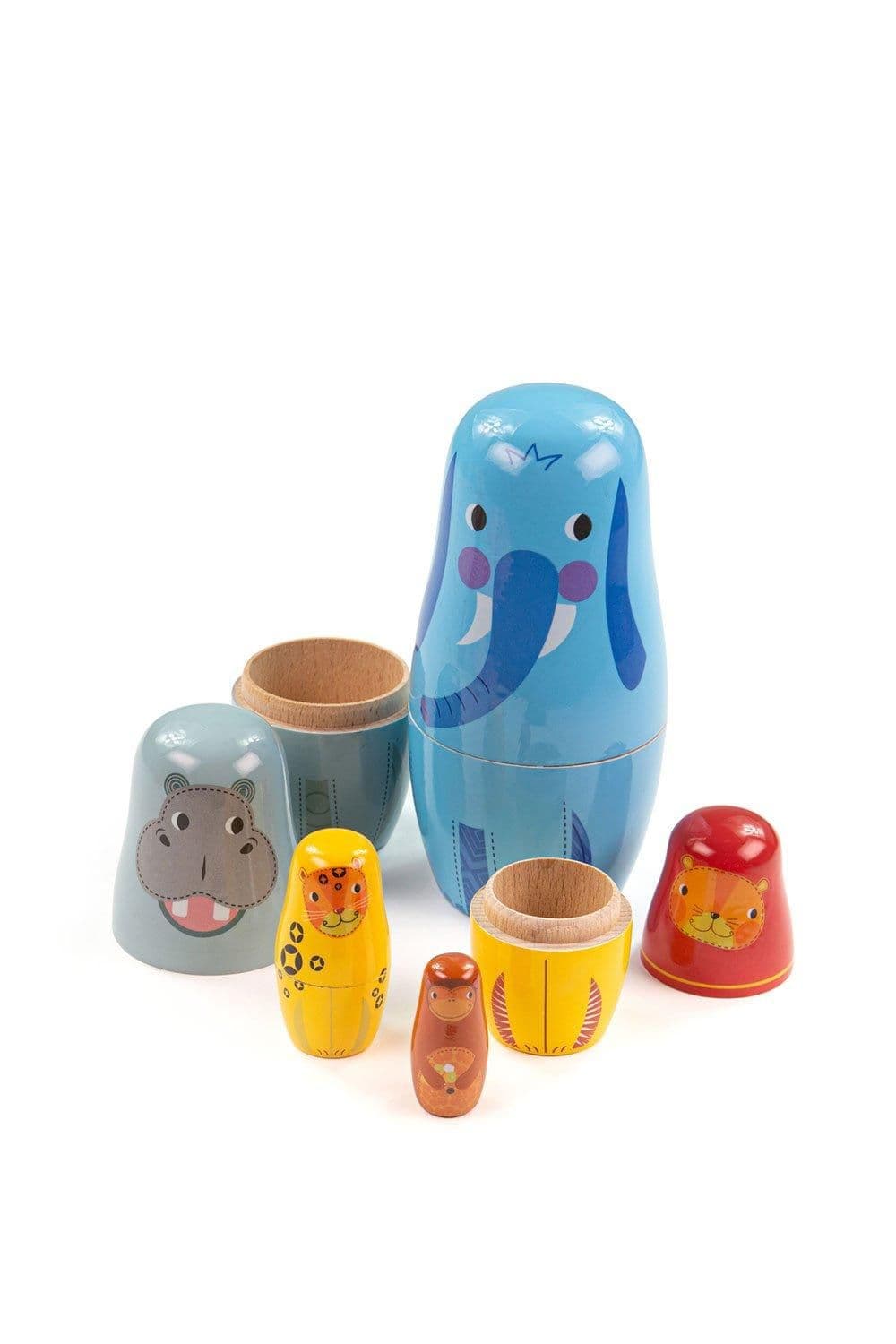 Jungle Animal Russian Dolls