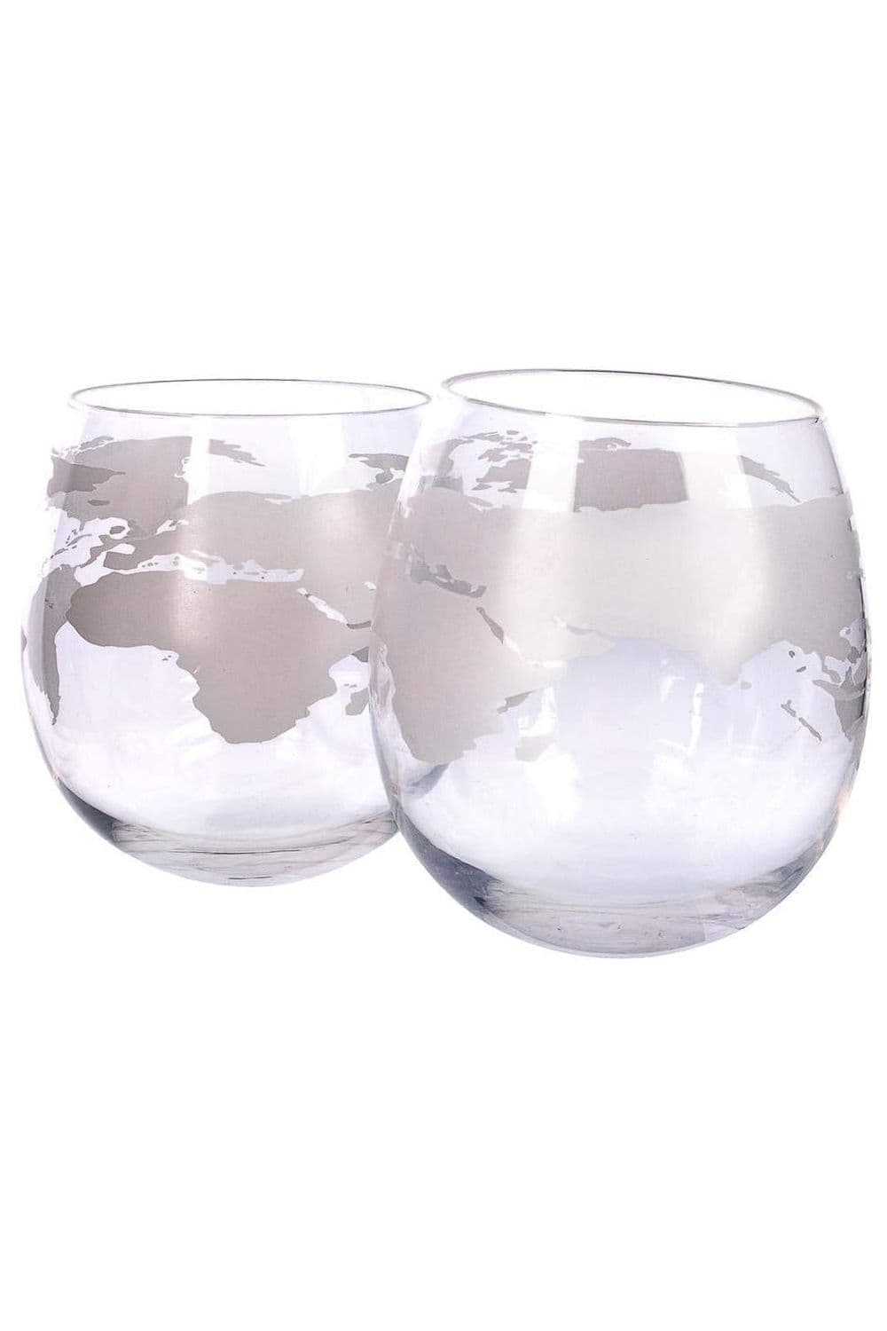 Bar Originale Globe Rocker Glasses 300ml Set of 2 Clear