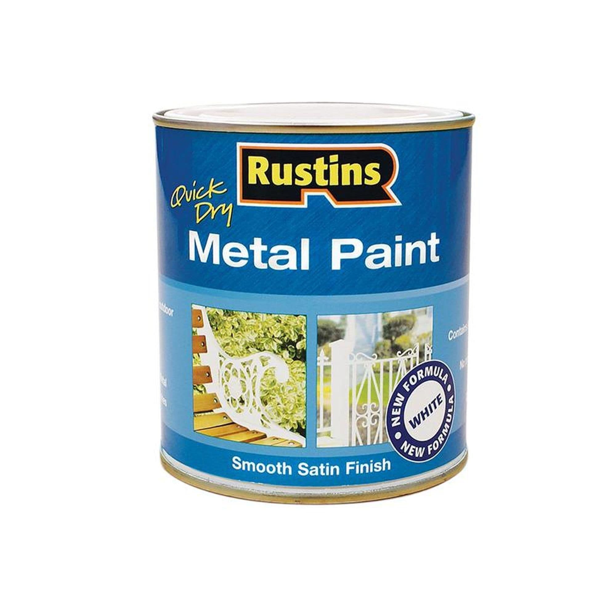 Quick Drying Metal Paint Smooth Satin