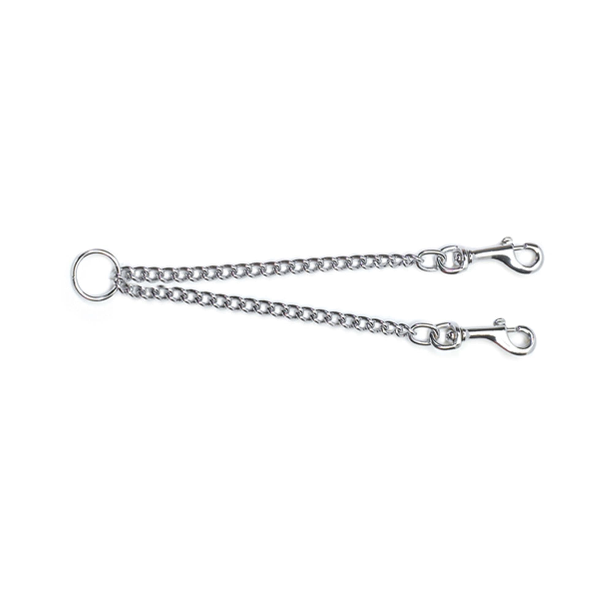 Chrome Plated Lightweight Comfy Chain Couple 24 cm Dog Lead Attachment