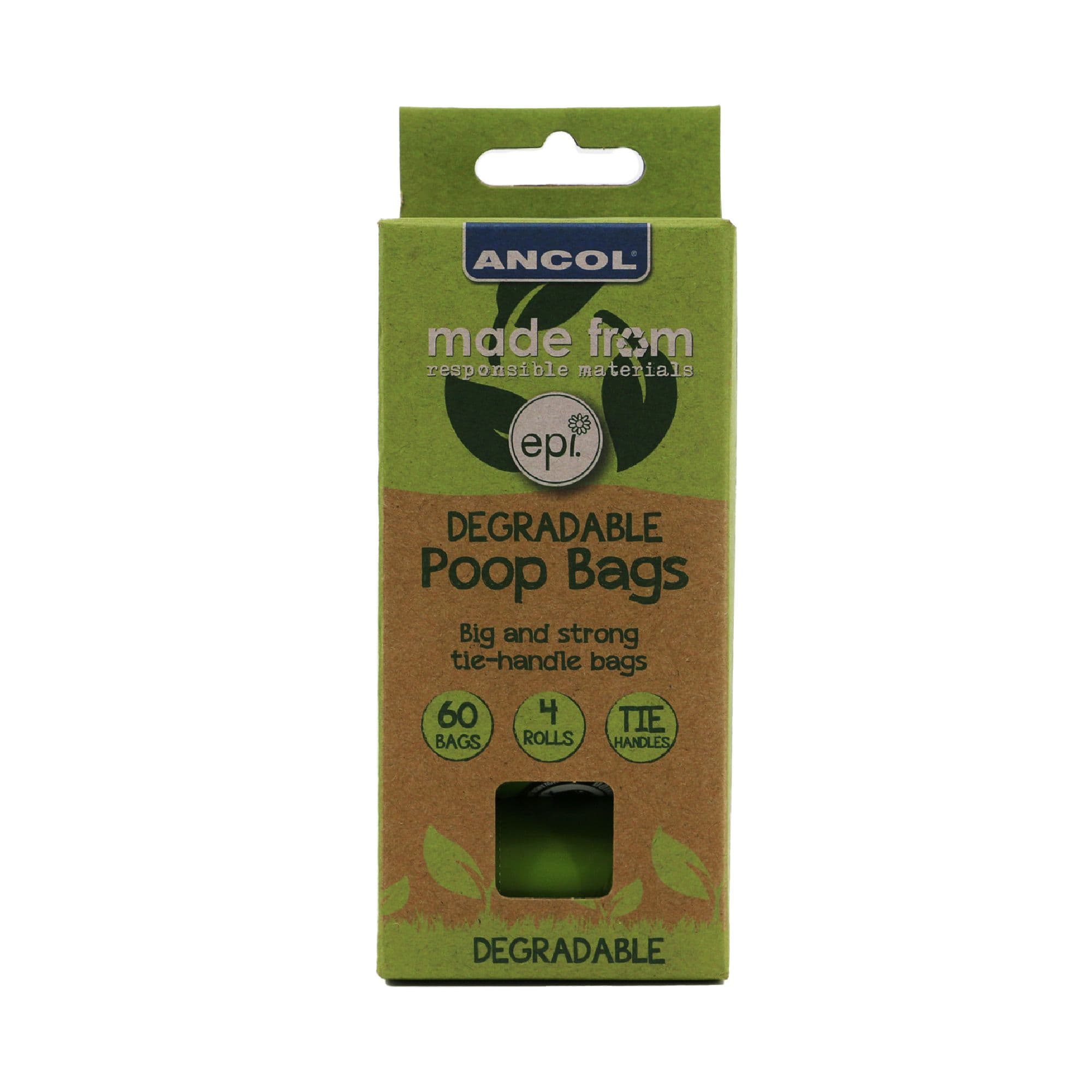 4 Rolls 15 Paws Earth Refill Degradable Cat Dog Poop Bags