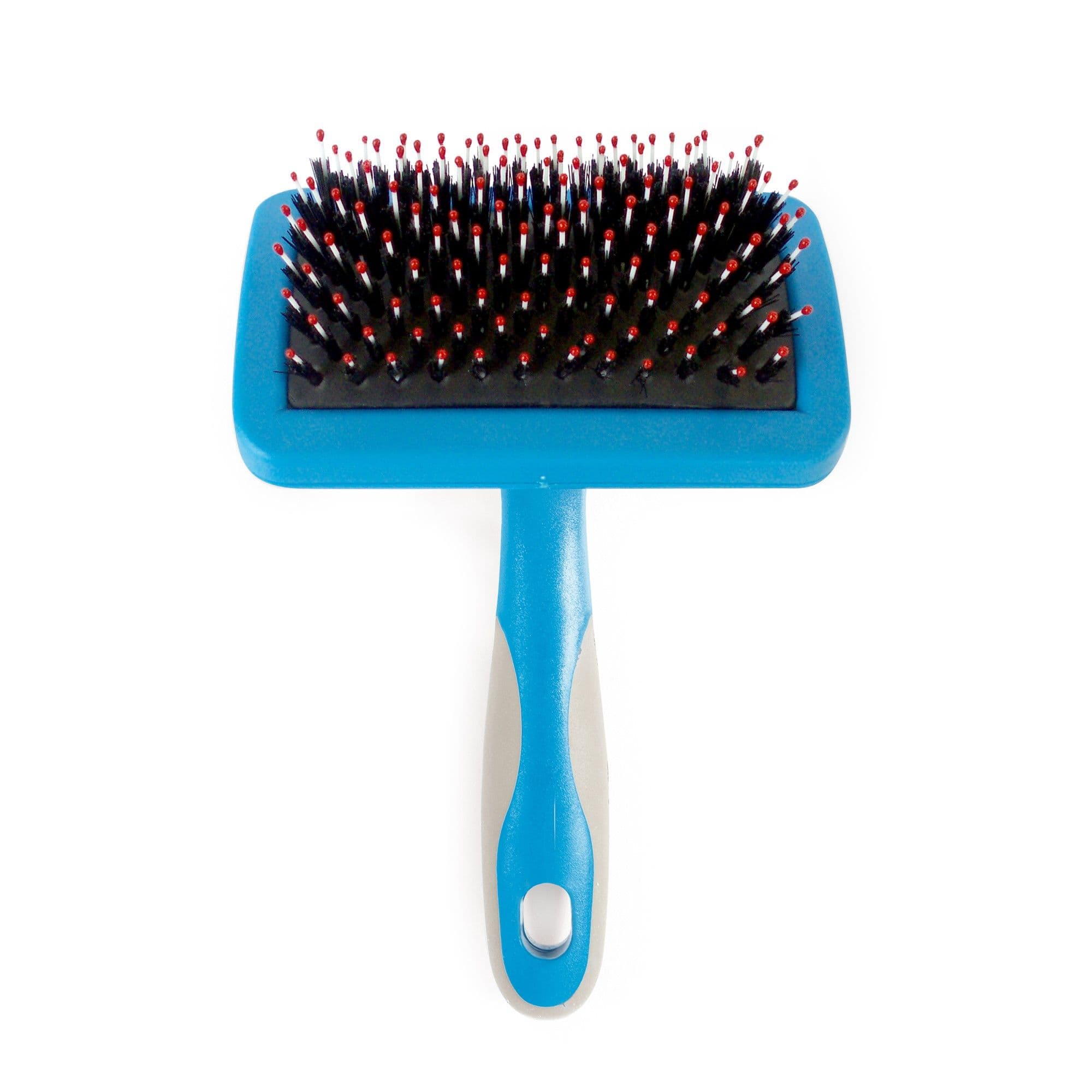 Ergo Long Synthetic Bristle Grooming Large Hedgehog Slicker