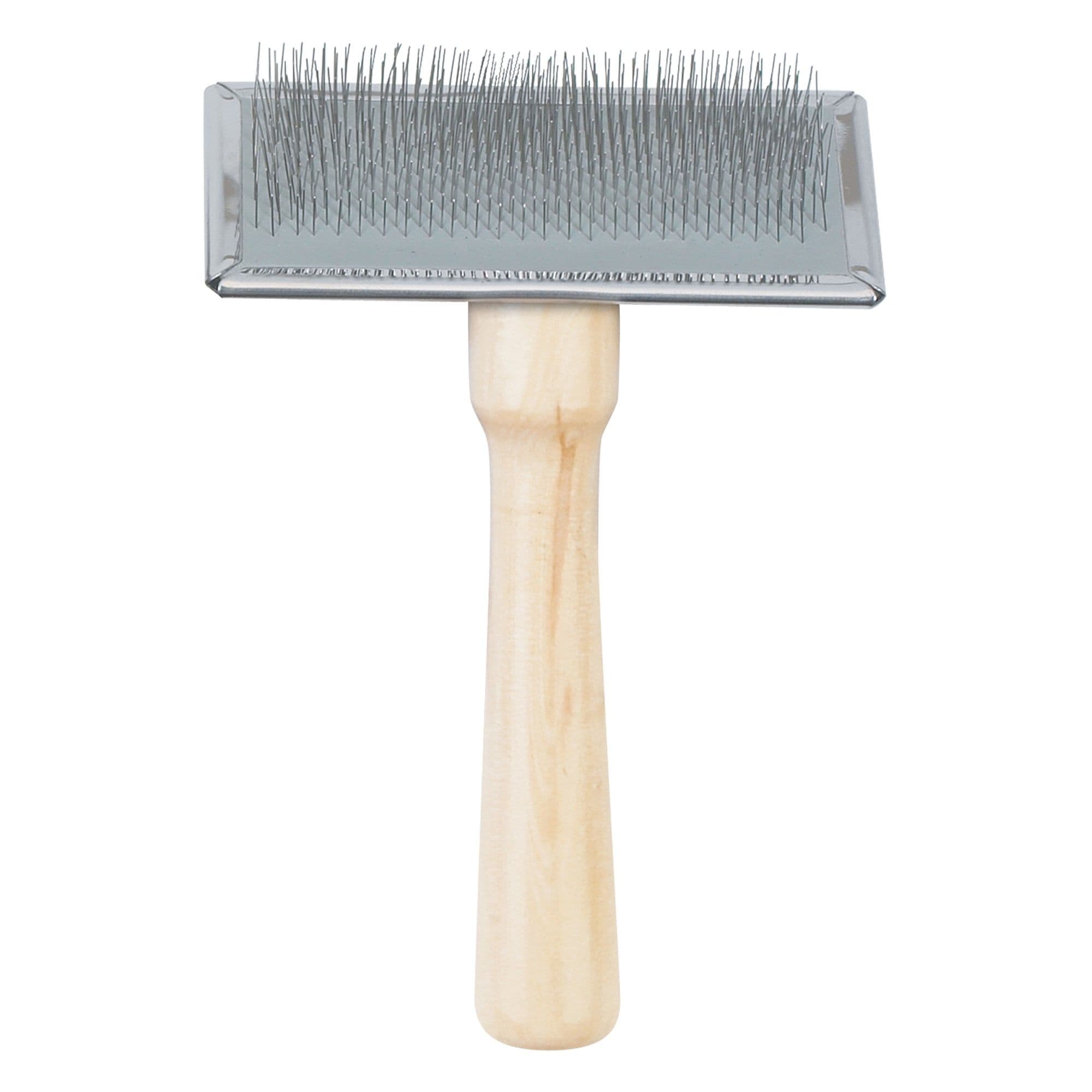 Heritage Wood Handled Pet Grooming Soft Large Slicker Brush
