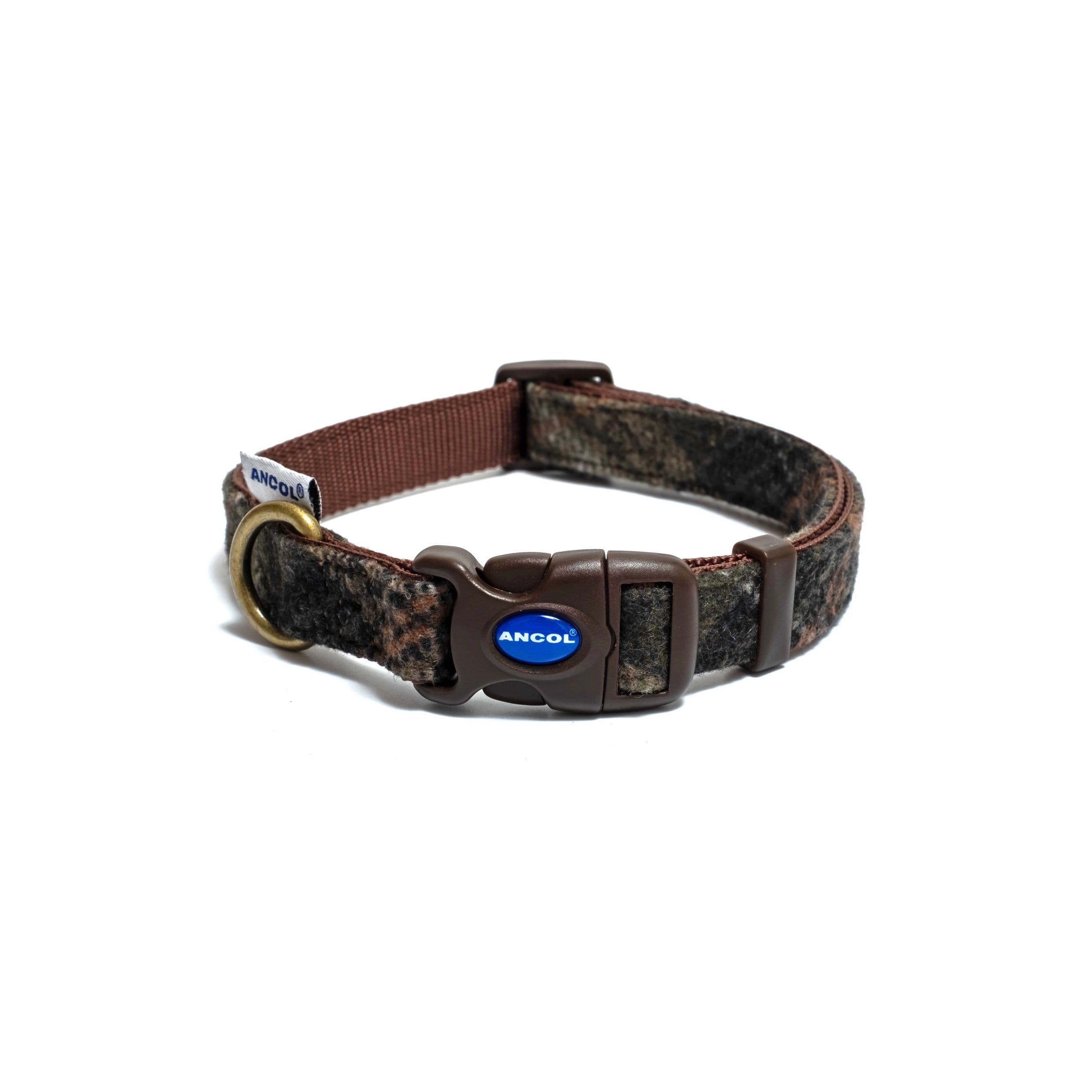Country Check Print Comfortable Adjustable 45 70 cm Dog Collar
