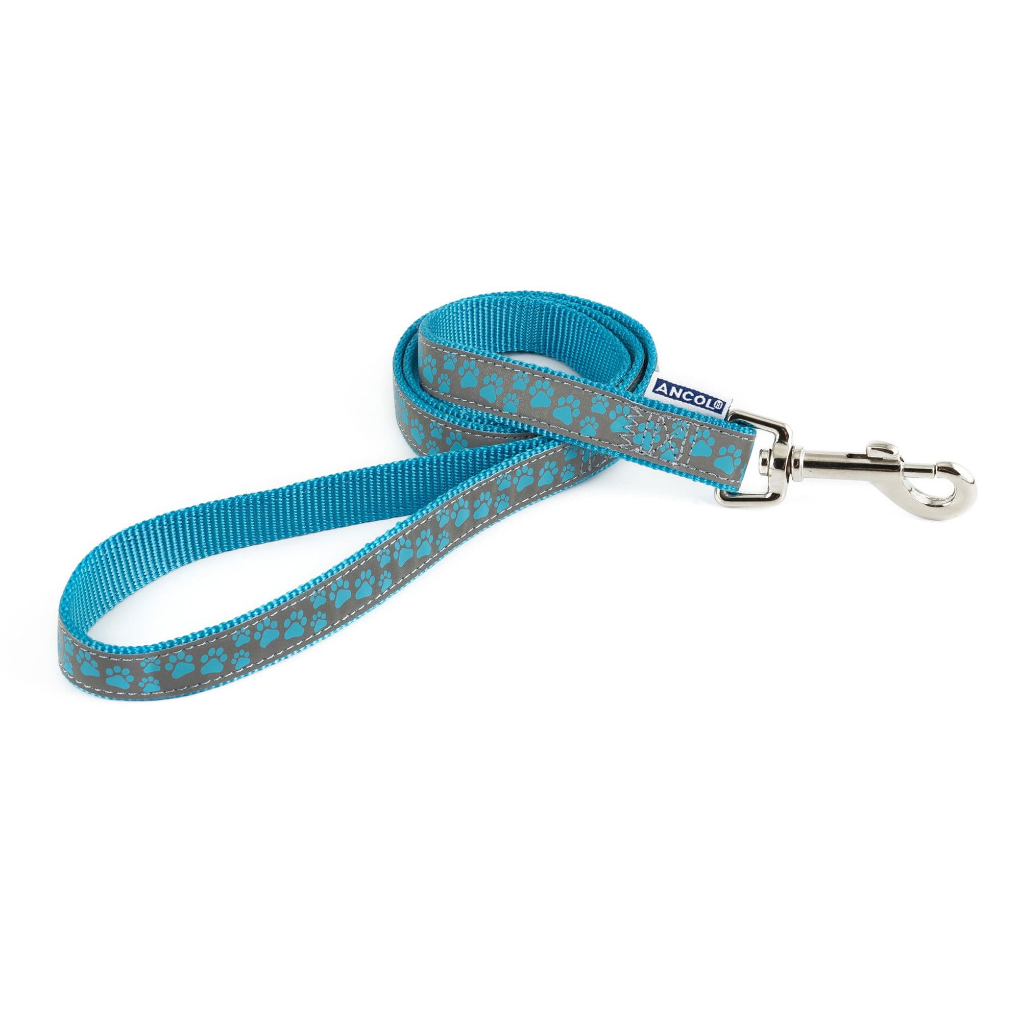 Paw Print Patterned Collection Weather Proof 1 m x 19 mm Dog Lead