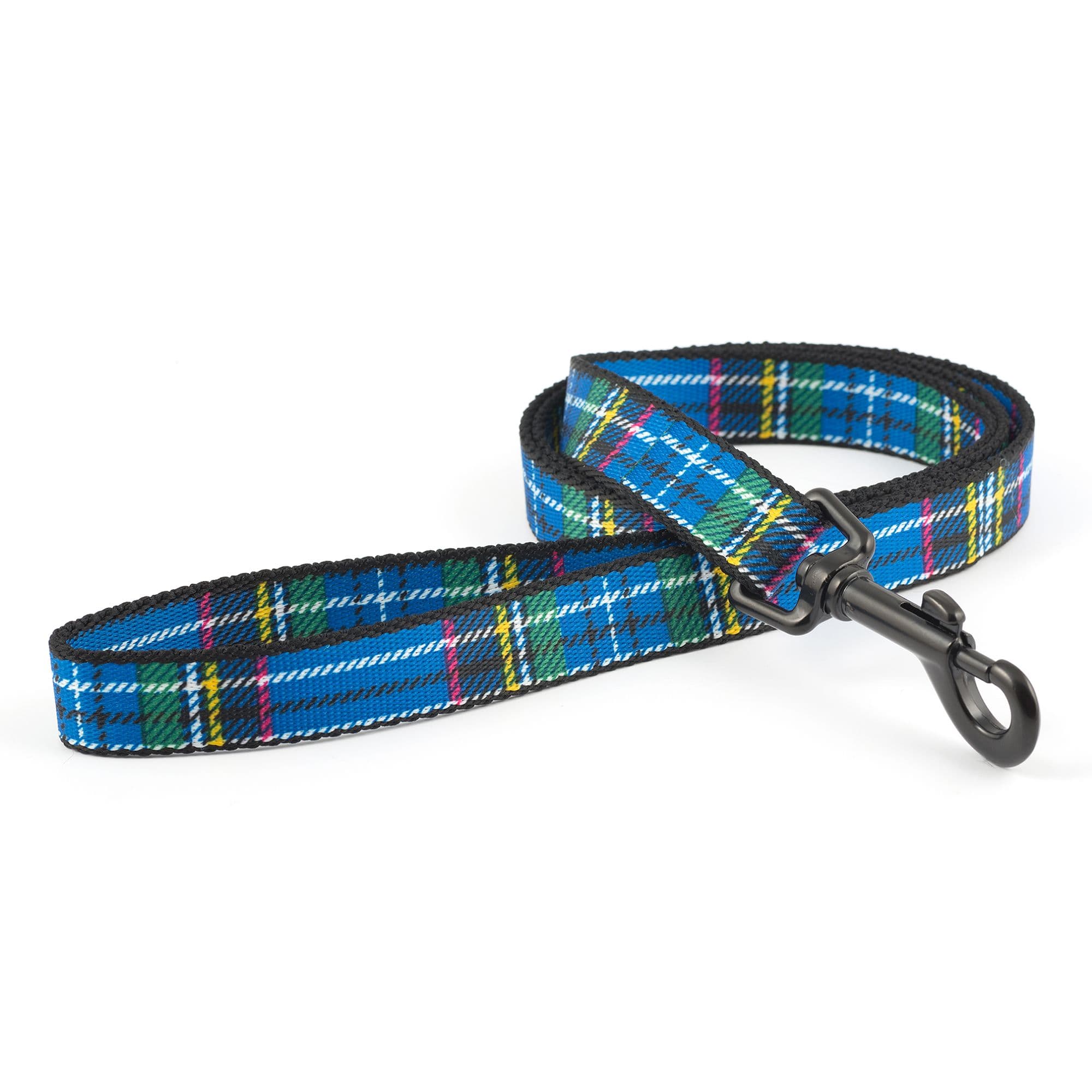 Tartan Print Quick Release Comfy Adjustable 1 m x 19 mm Dog Lead