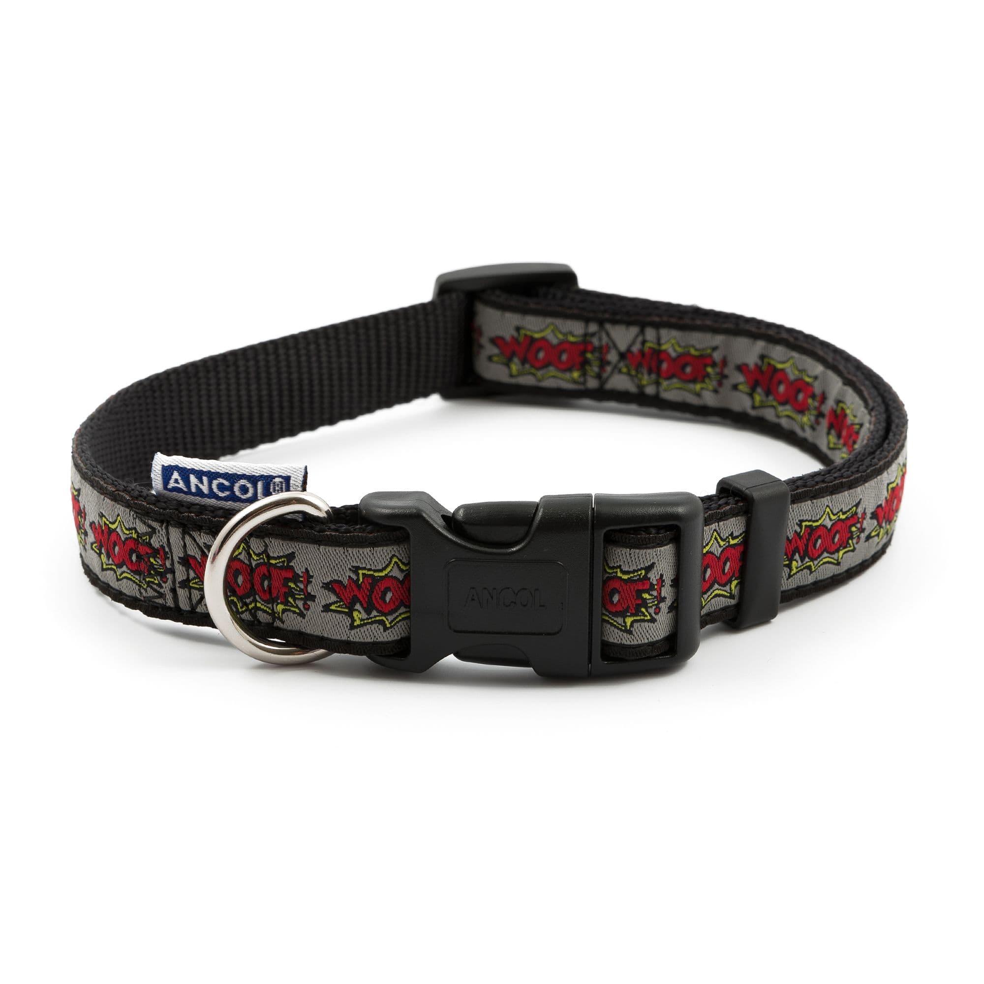Woof Print Comfort Quick Release Buckle Dog Collar