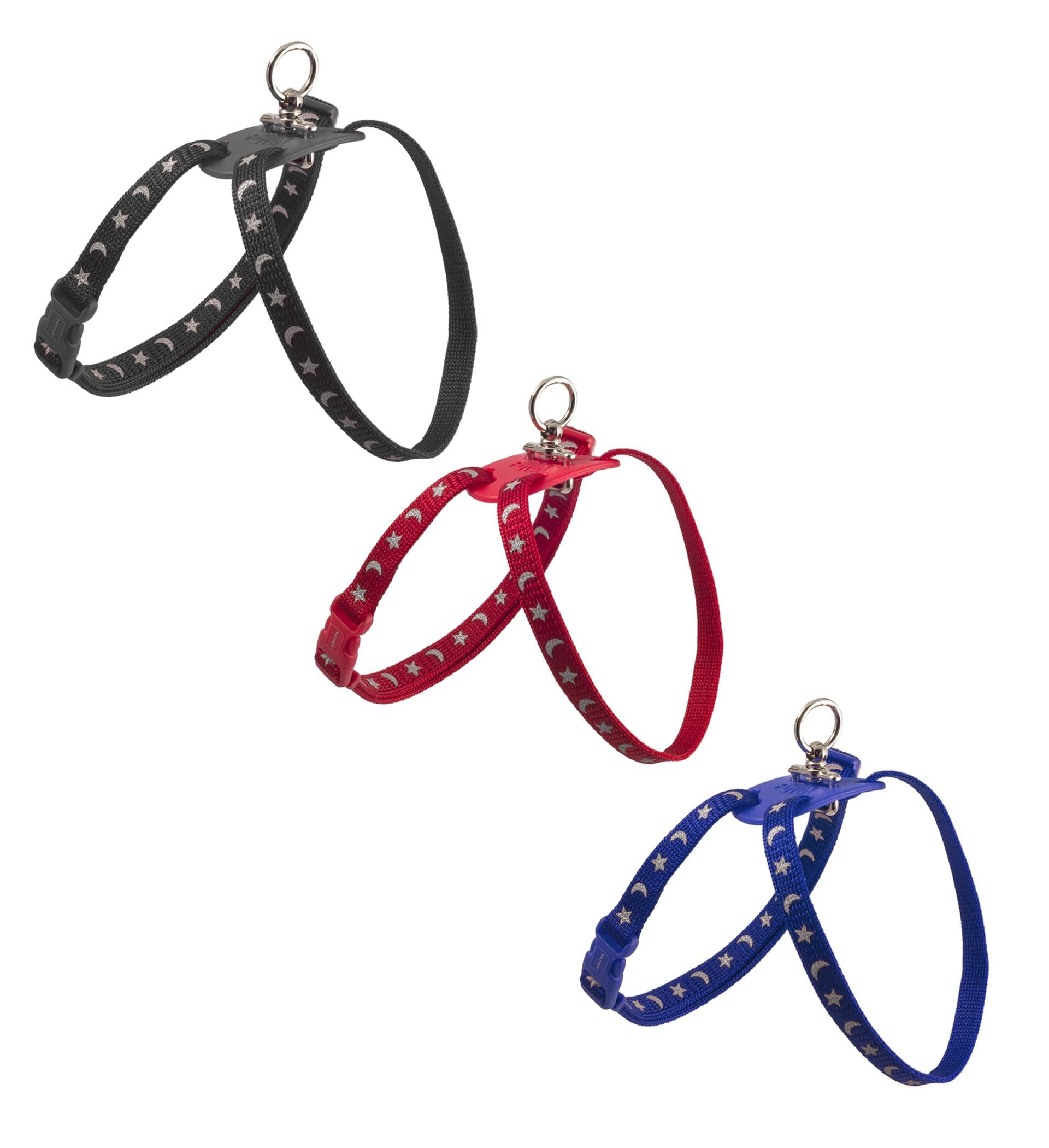 Comfortable Figure 8 Moon & Stars Durable Nylon Dog Harness