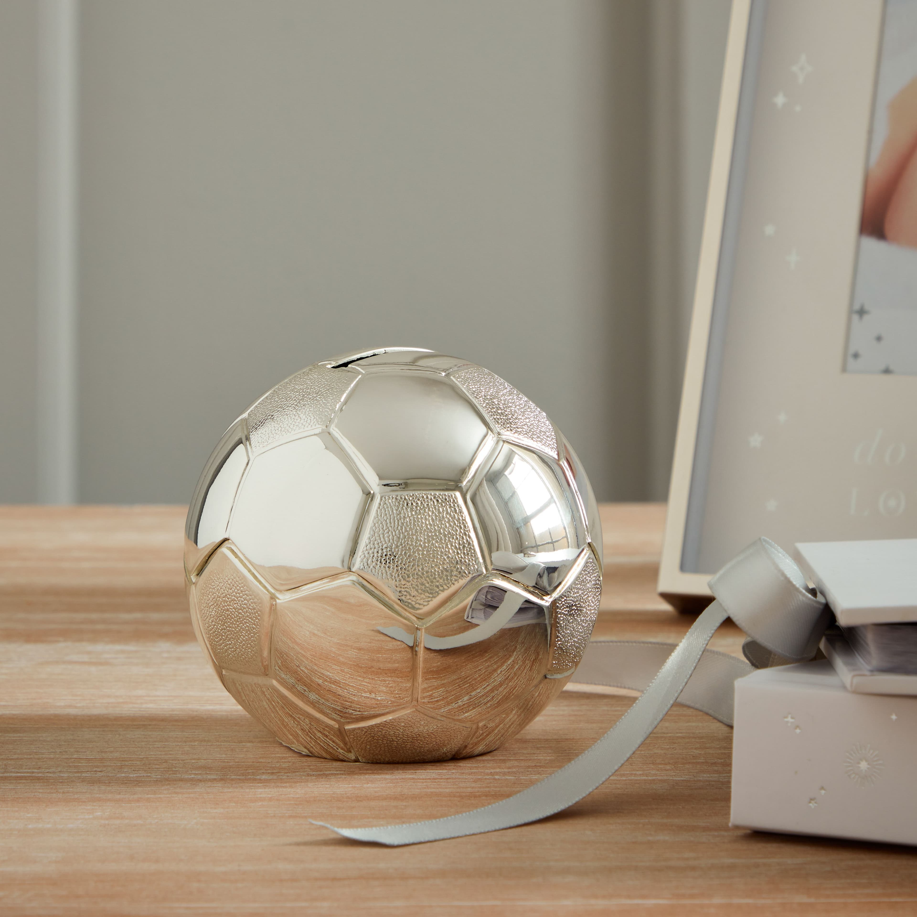 Plated Football Money Box
