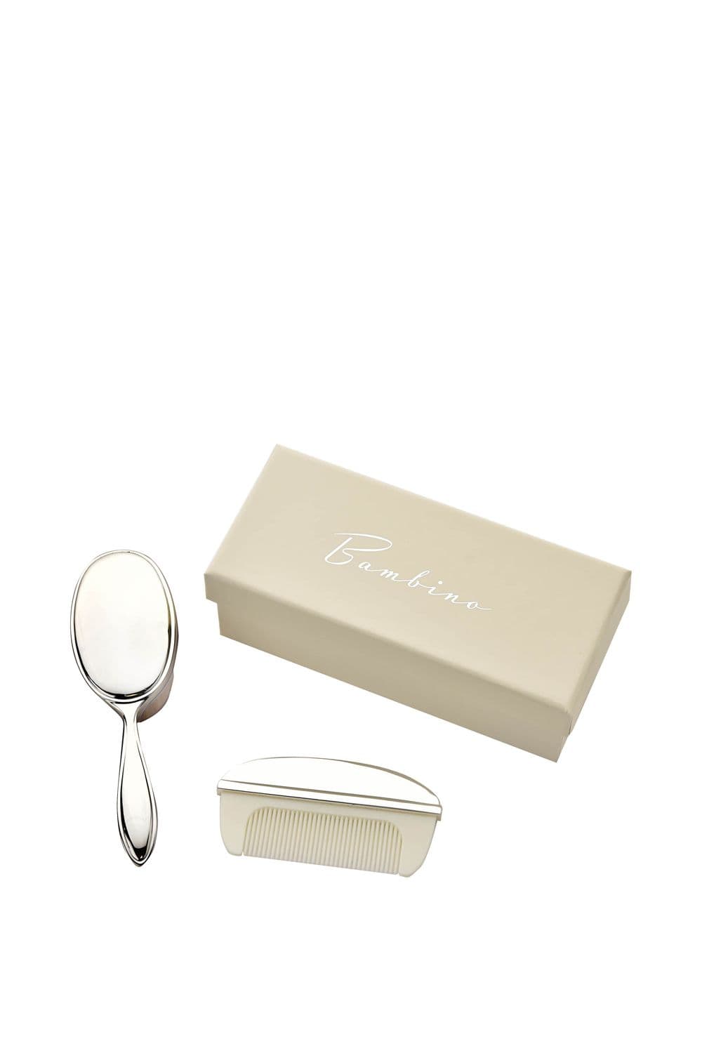 Silverplated Brush & Comb Set