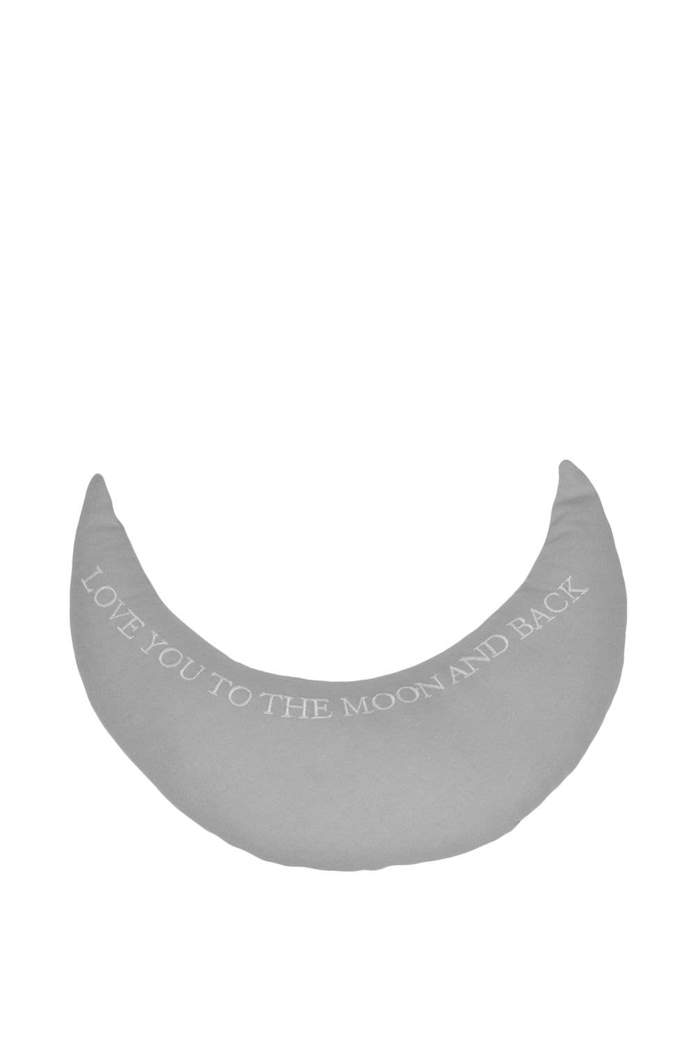 Linen Moon Shaped Cushion Love You To Moon