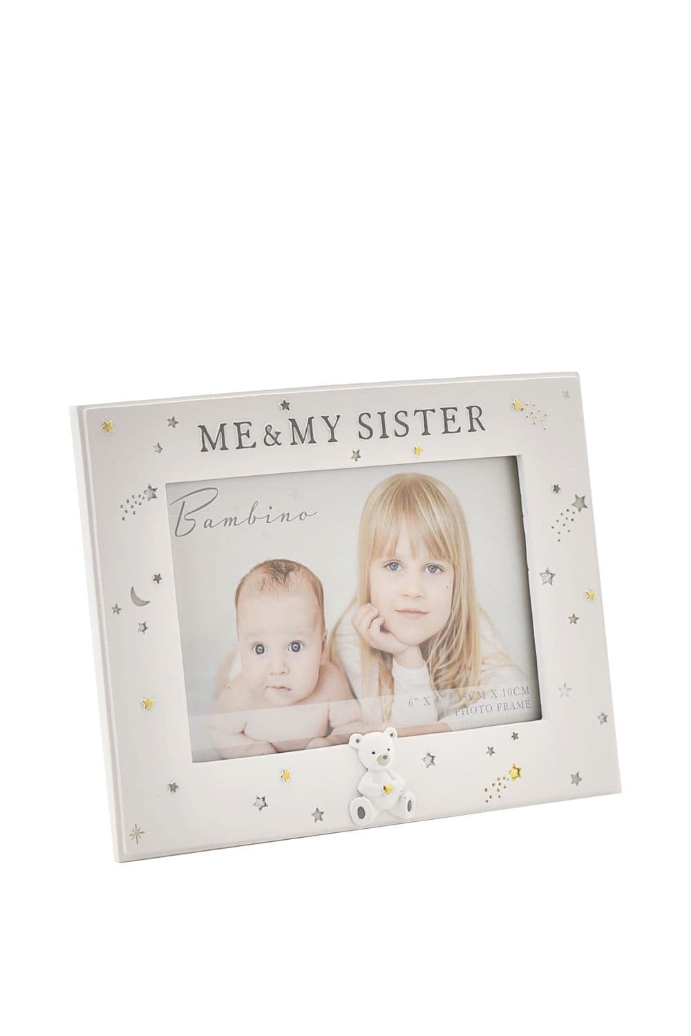 Resin Me & My Sister Photo Frame 6" x 4"