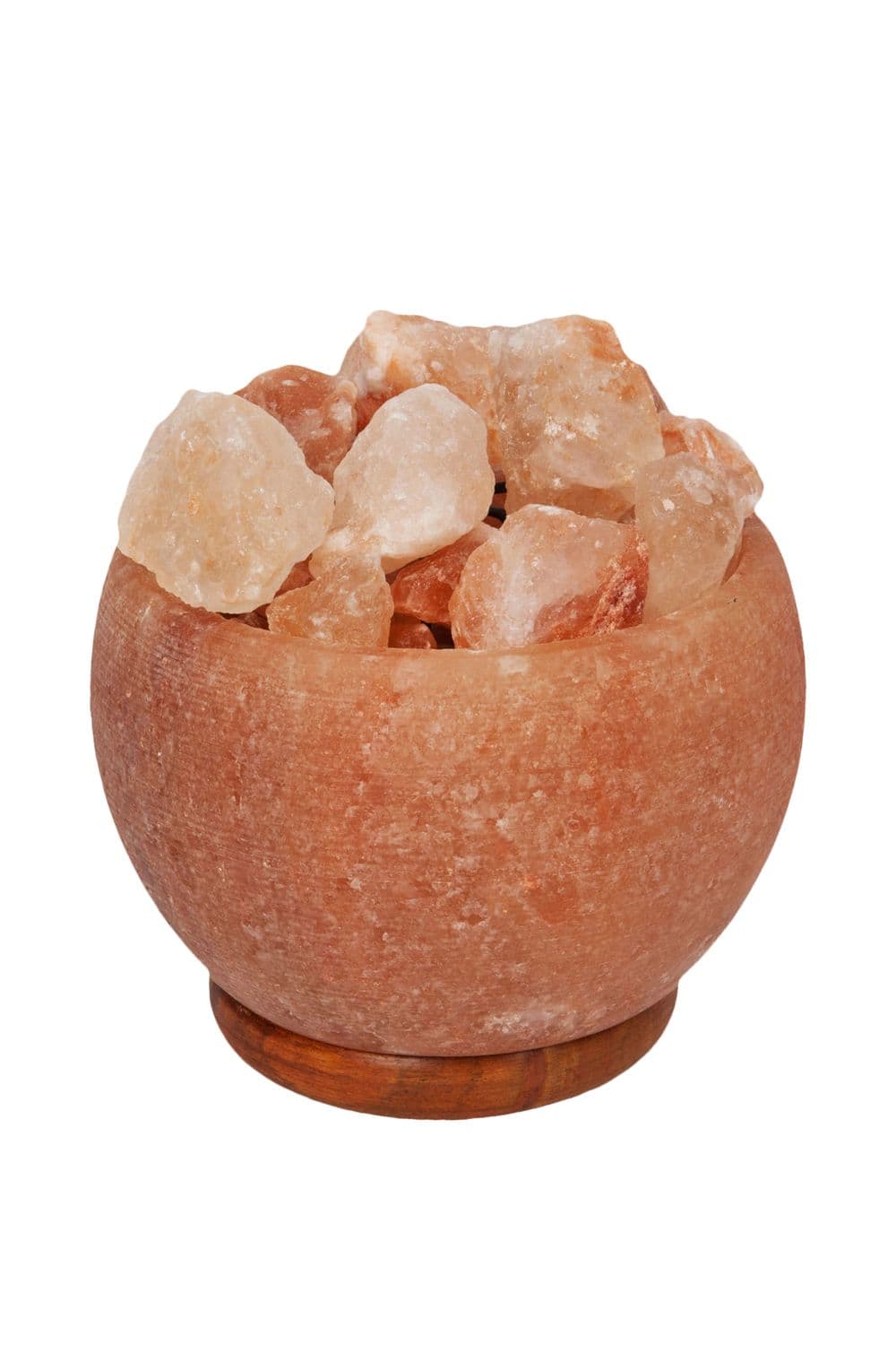 Himalayan Rock Salt Fire Basket Light