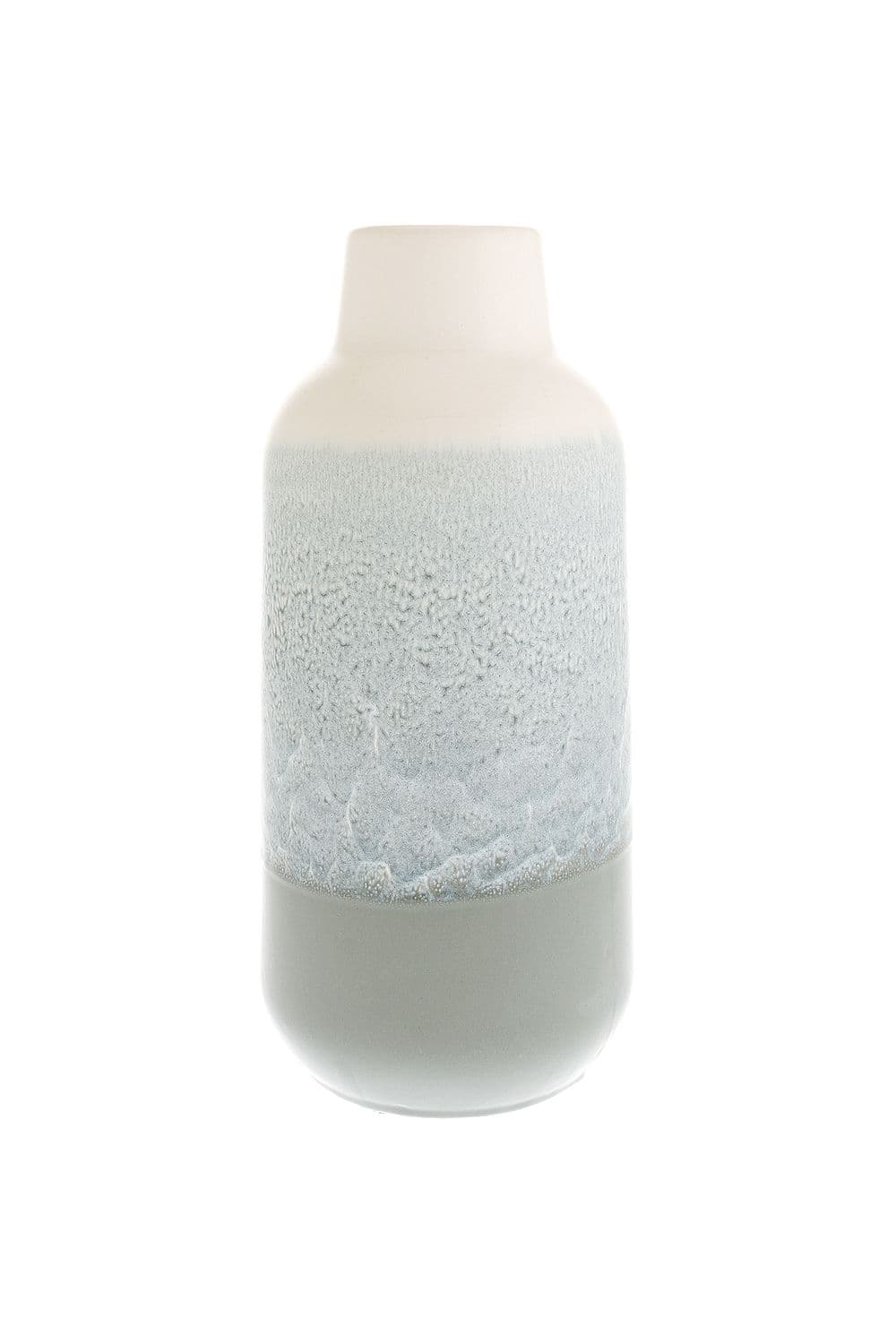 Reactive Glaze Grey Vase 27cm