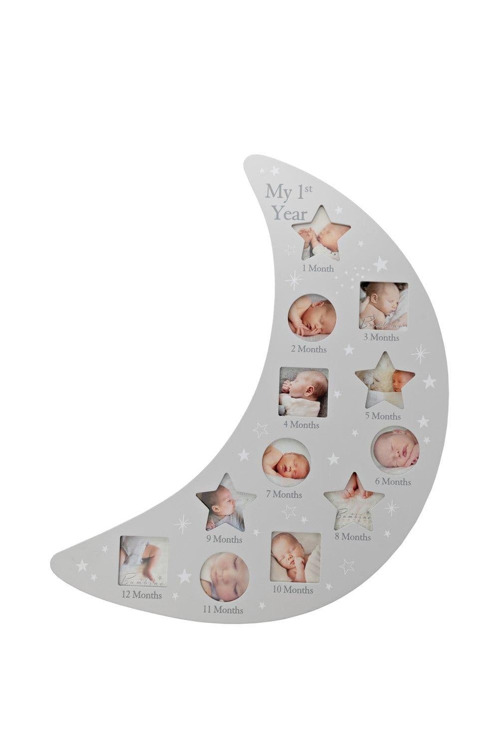 Wooden Moon Shaped Collage Frame